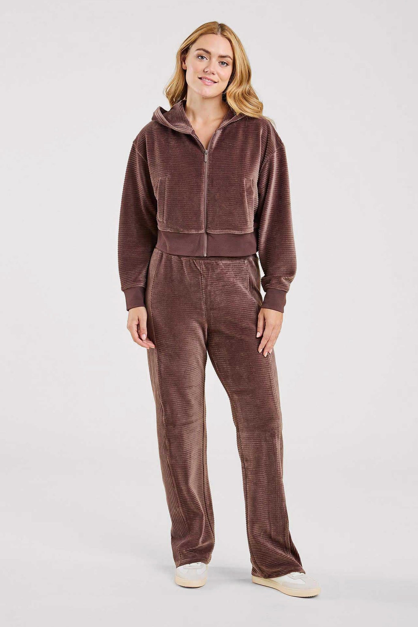Textured Zip Hoodie