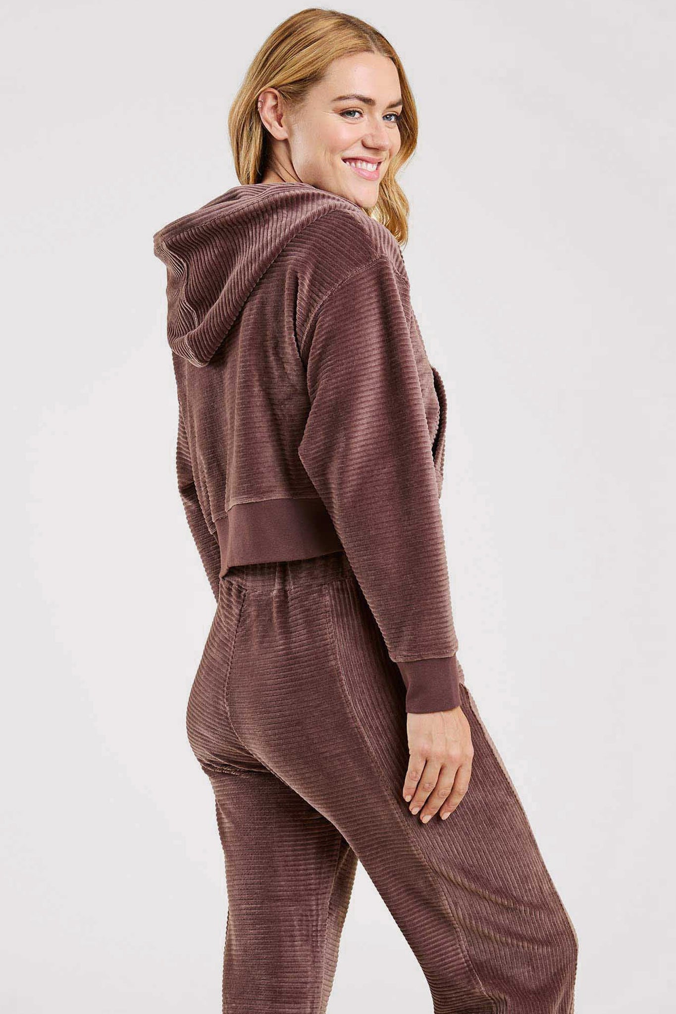 Textured Zip Hoodie