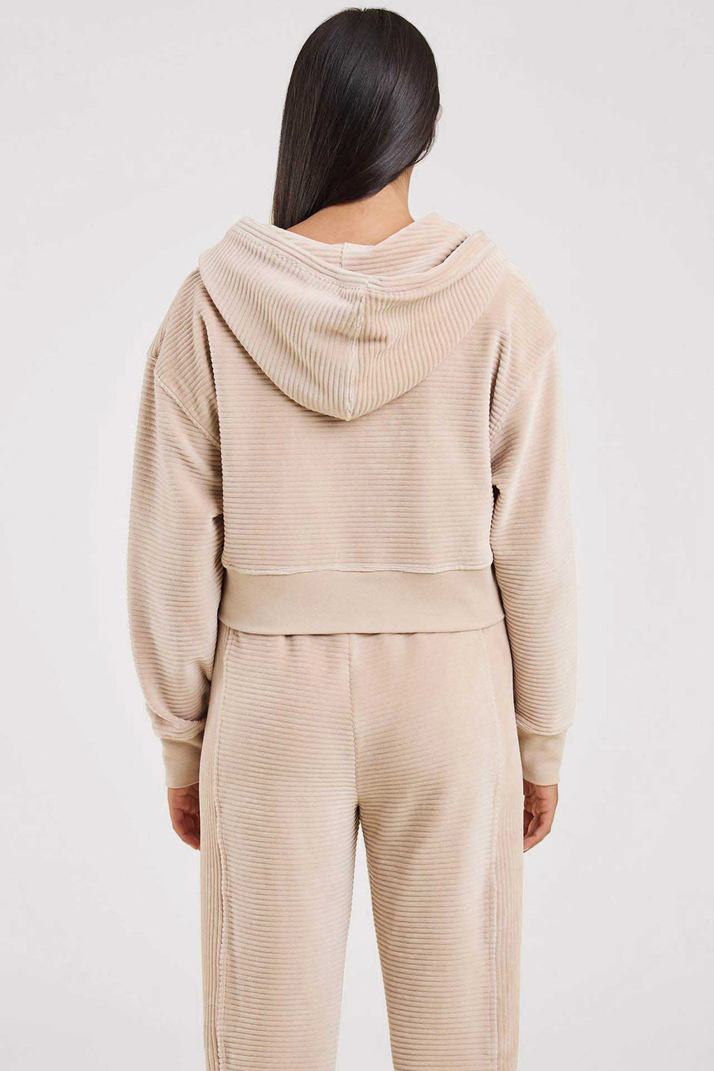 Textured Zip Hoodie