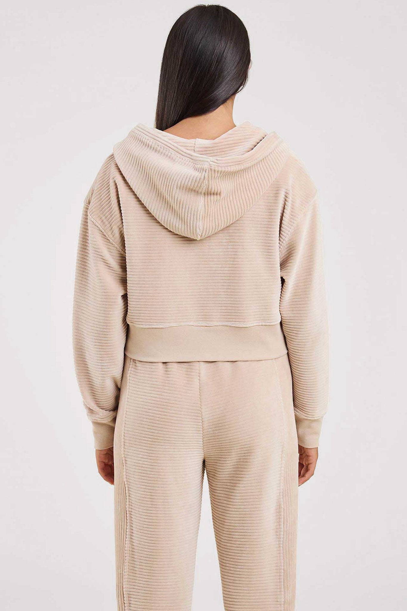 Textured Zip Hoodie