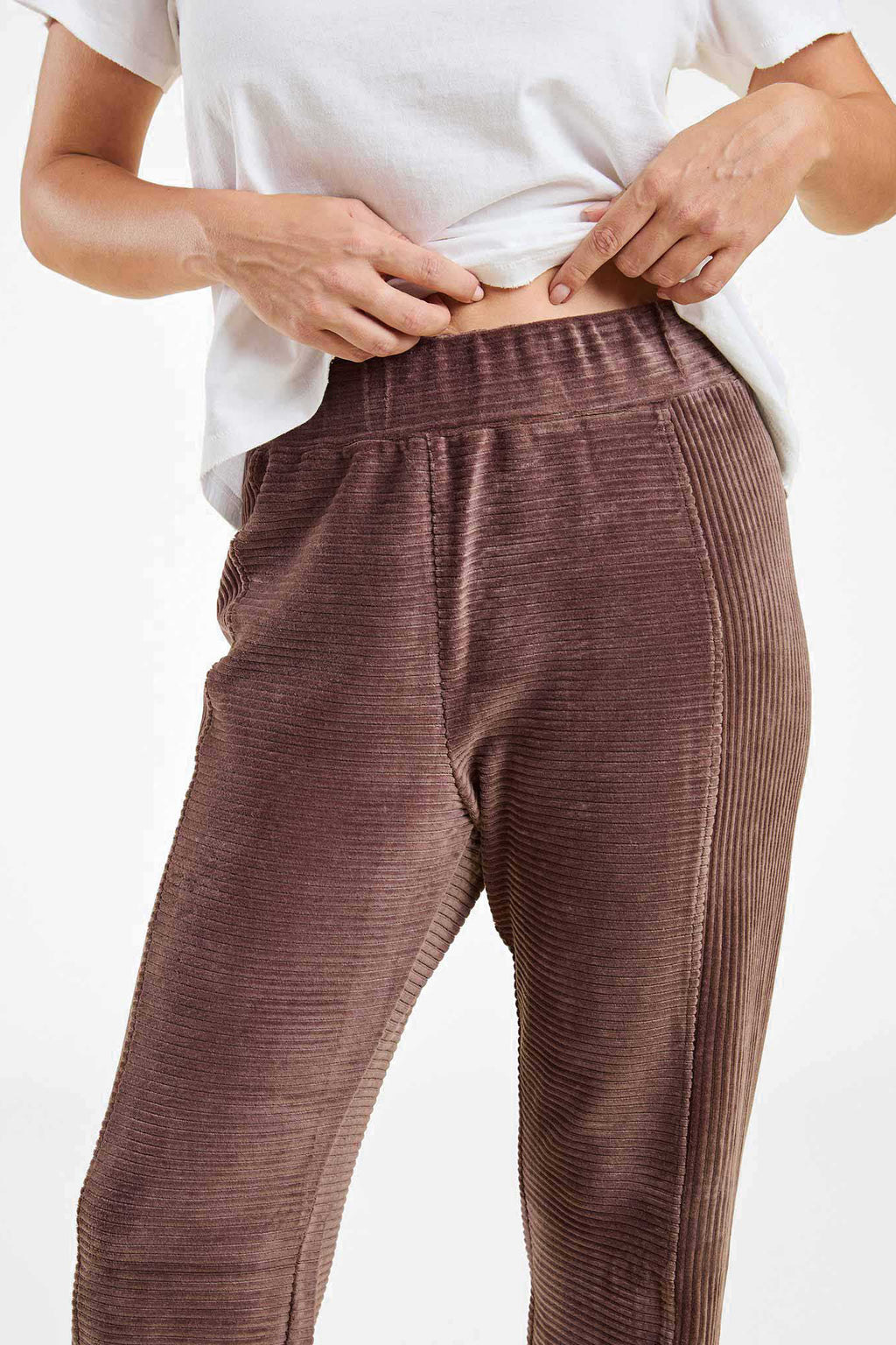 Textured Wide Leg Pant
