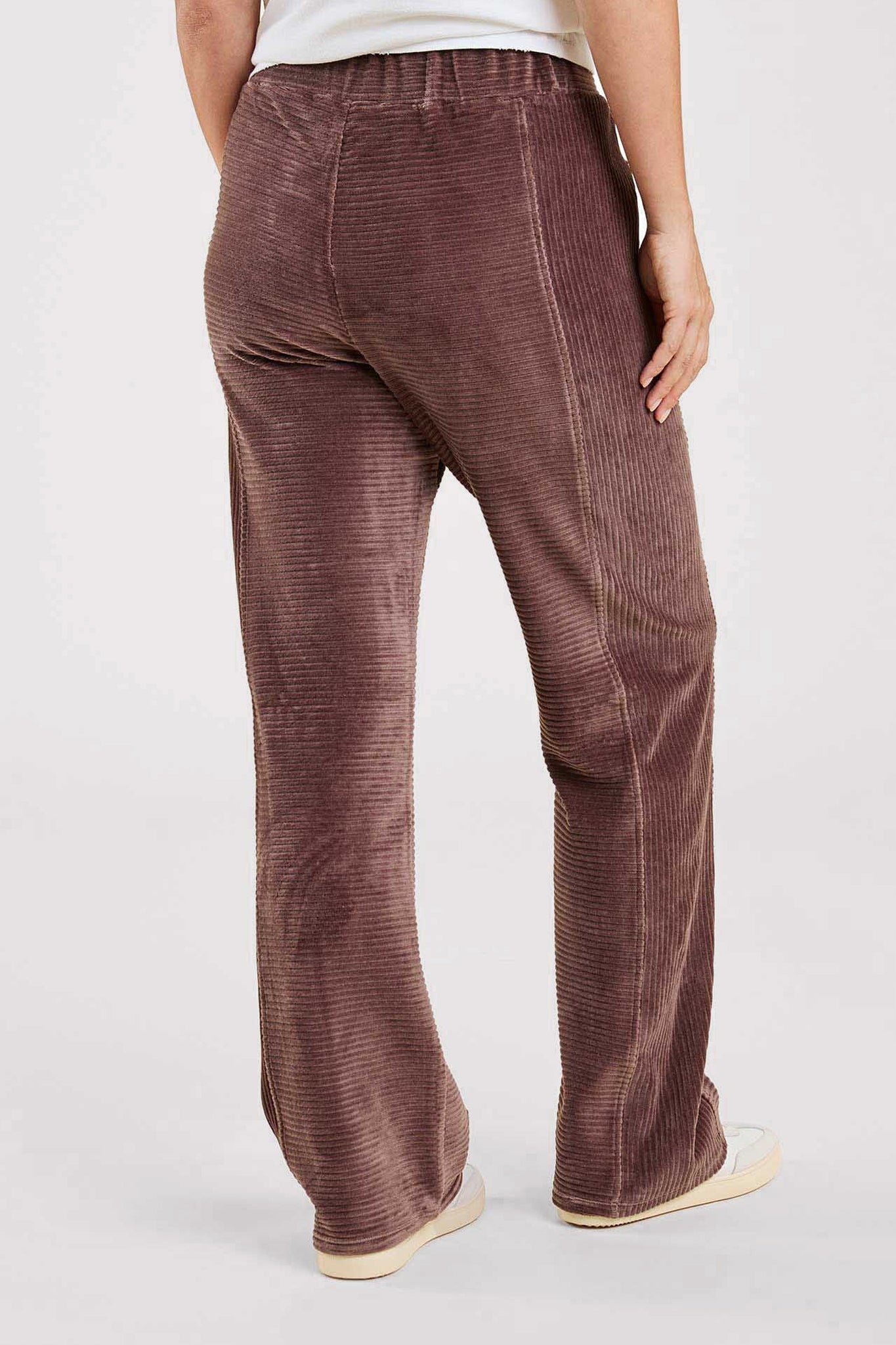 Textured Wide Leg Pant