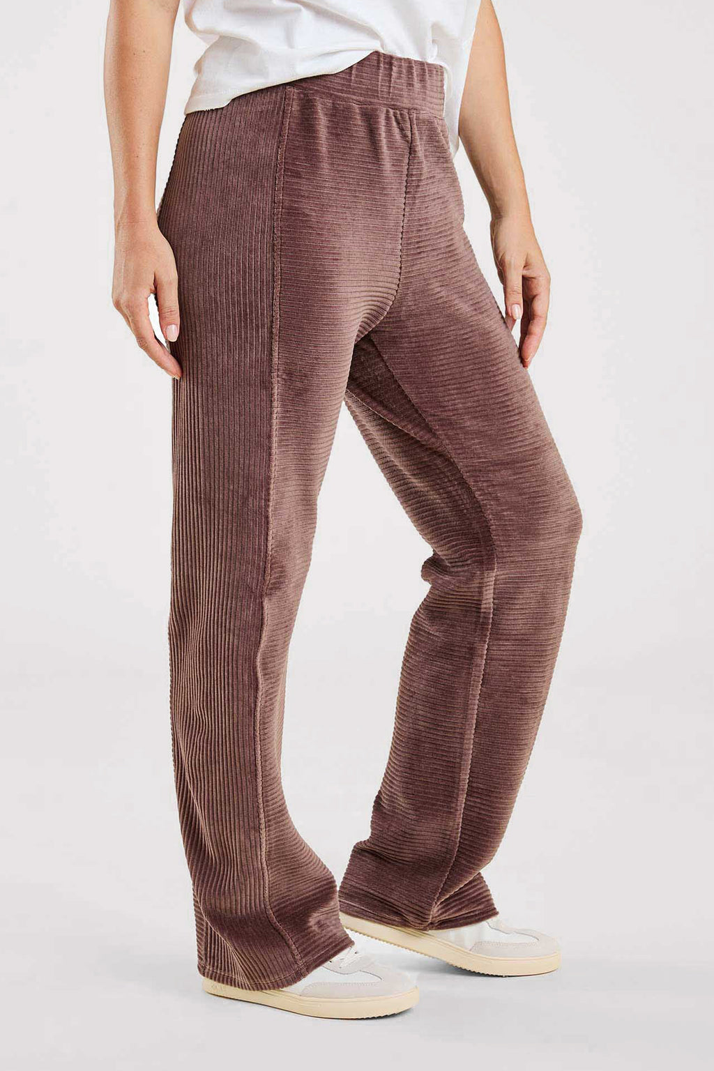 Textured Wide Leg Pant