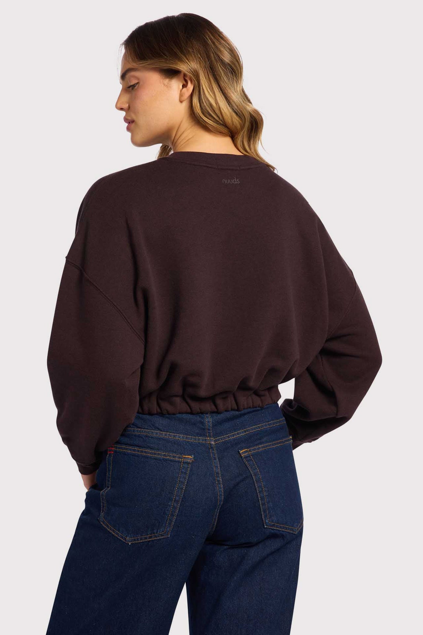 Vintage Fleece Cinch Waist Sweatshirt