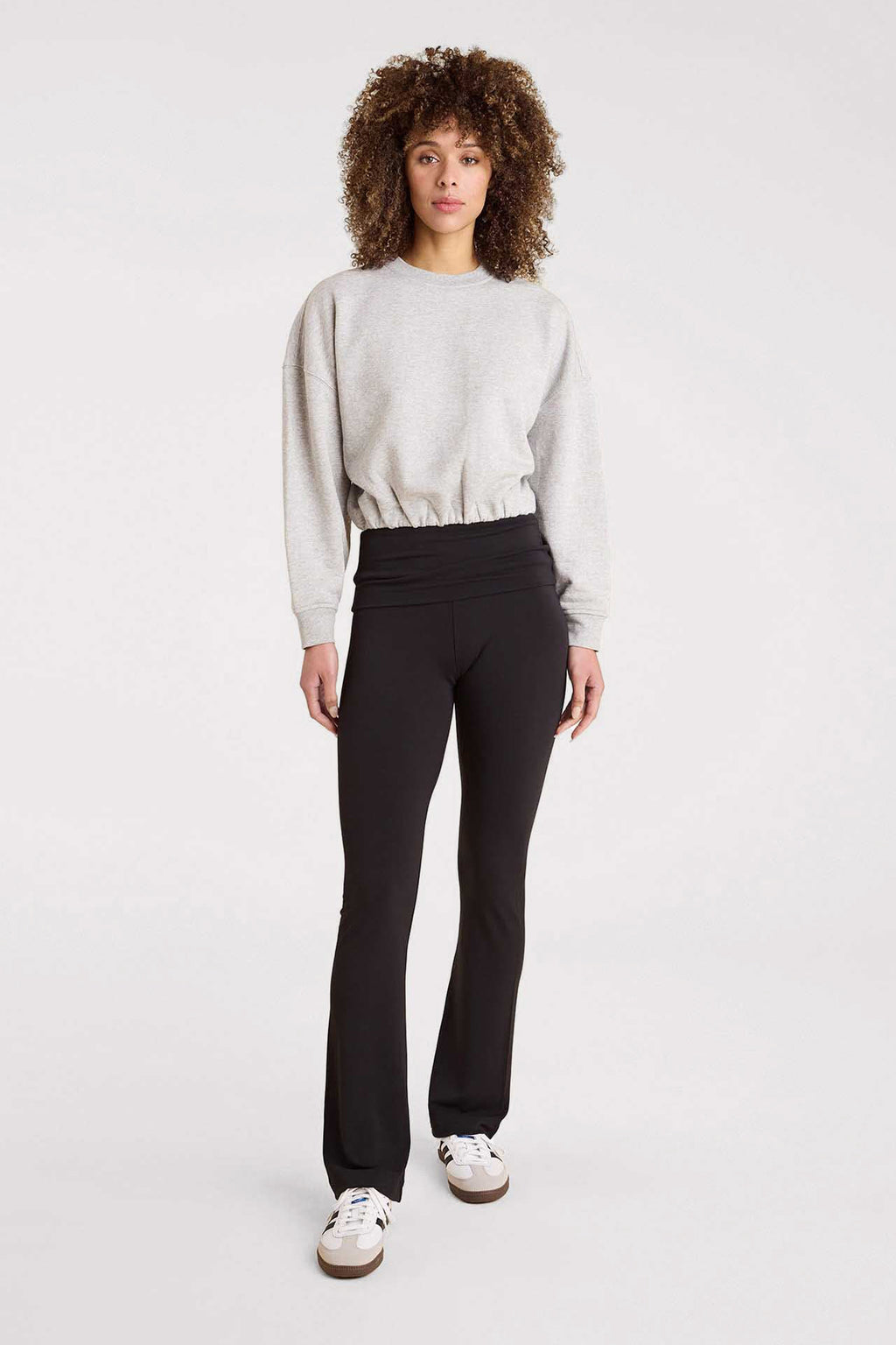 Vintage Fleece Cinch Waist Sweatshirt