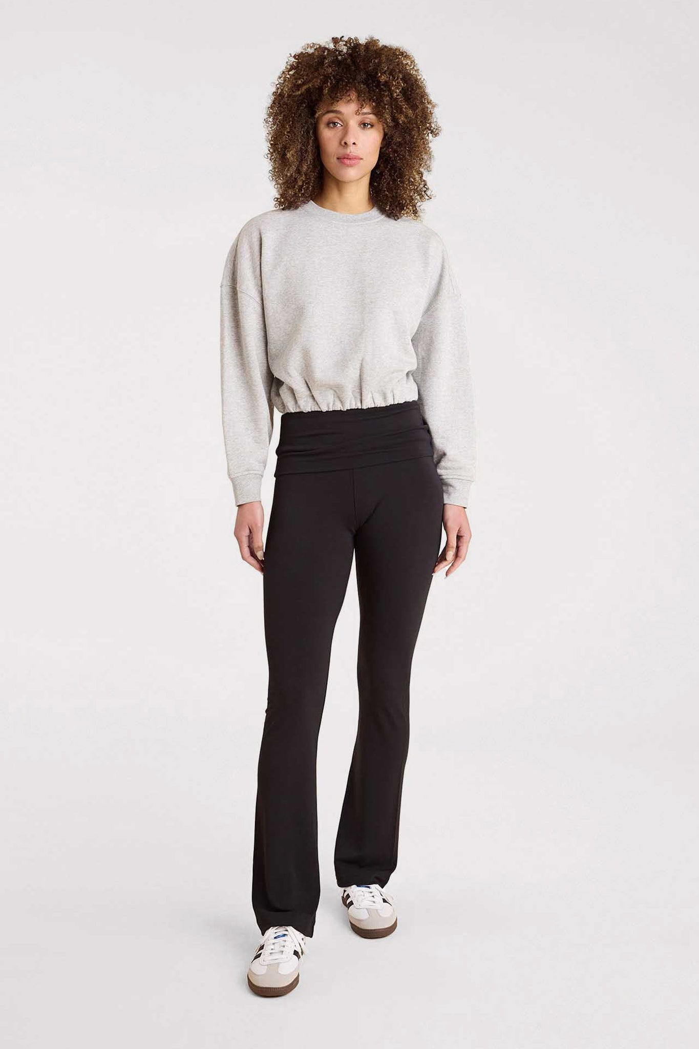 Vintage Fleece Cinch Waist Sweatshirt
