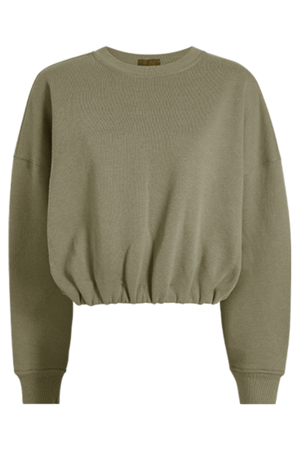 Vintage Fleece Cinch Waist Sweatshirt