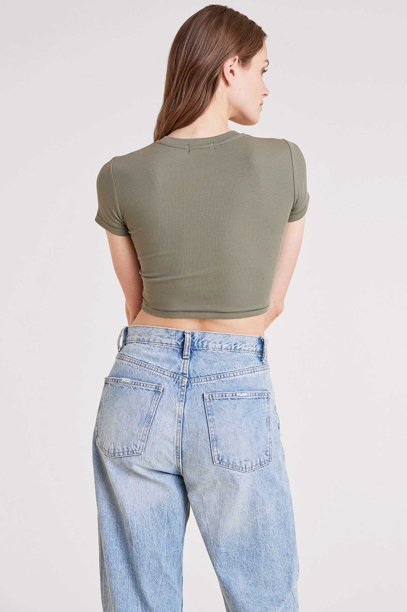 Baby Tee | Olive – nuuds