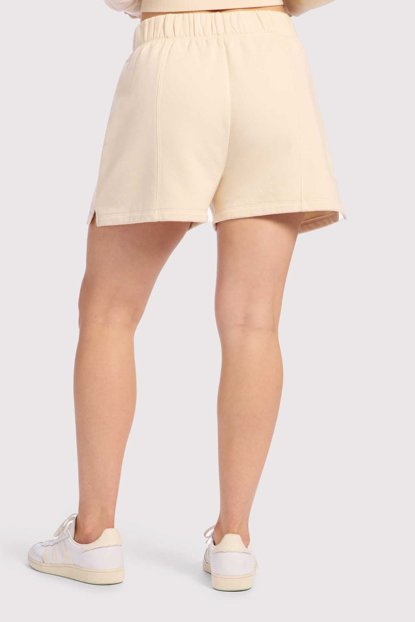 nuuds vintage fleece seamed short sweatshorts women fabric shorts high waist bottoms for women