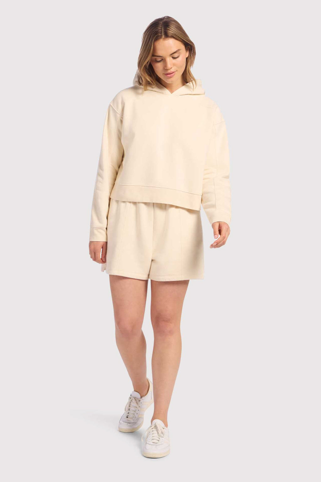 nuuds vintage fleece seamed short sweatshorts women fabric shorts high waist bottoms for women