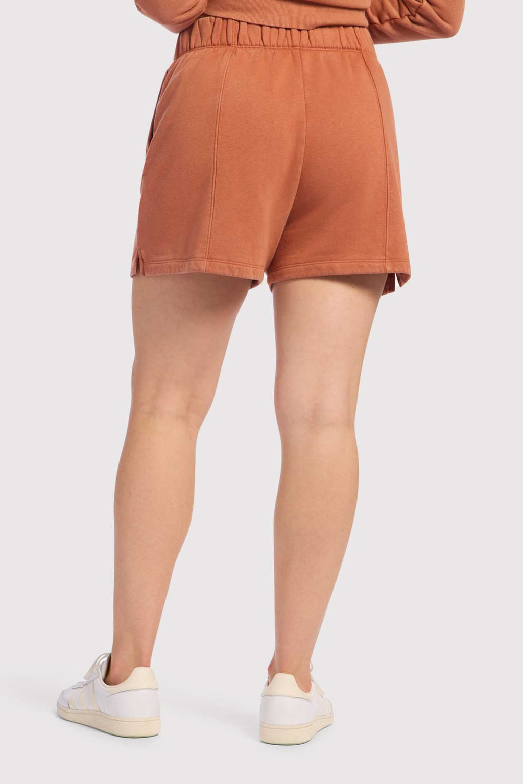 nuuds vintage fleece seamed short sweatshorts women fabric shorts high waist bottoms for women