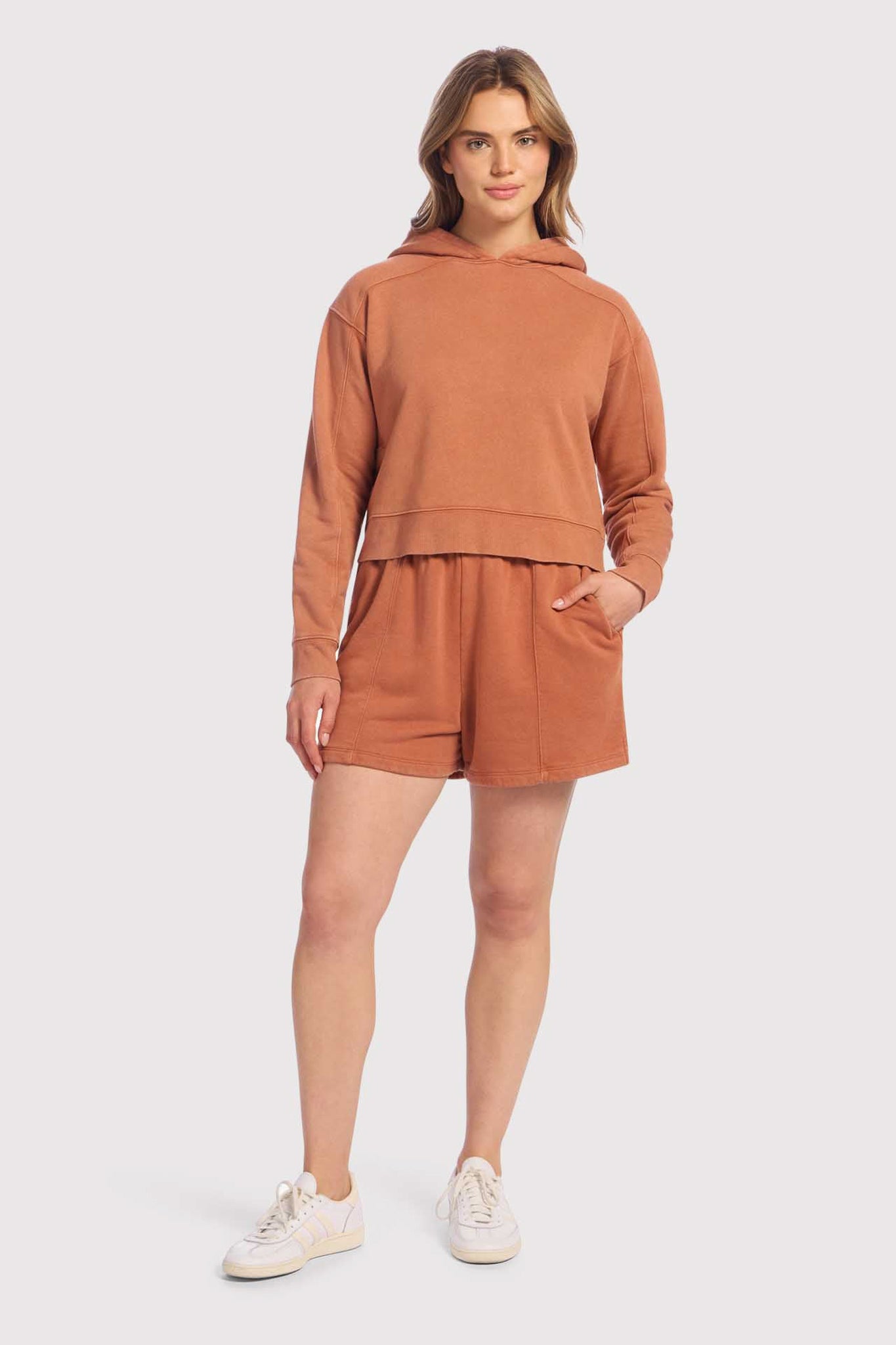 Vintage Fleece Seamed Short