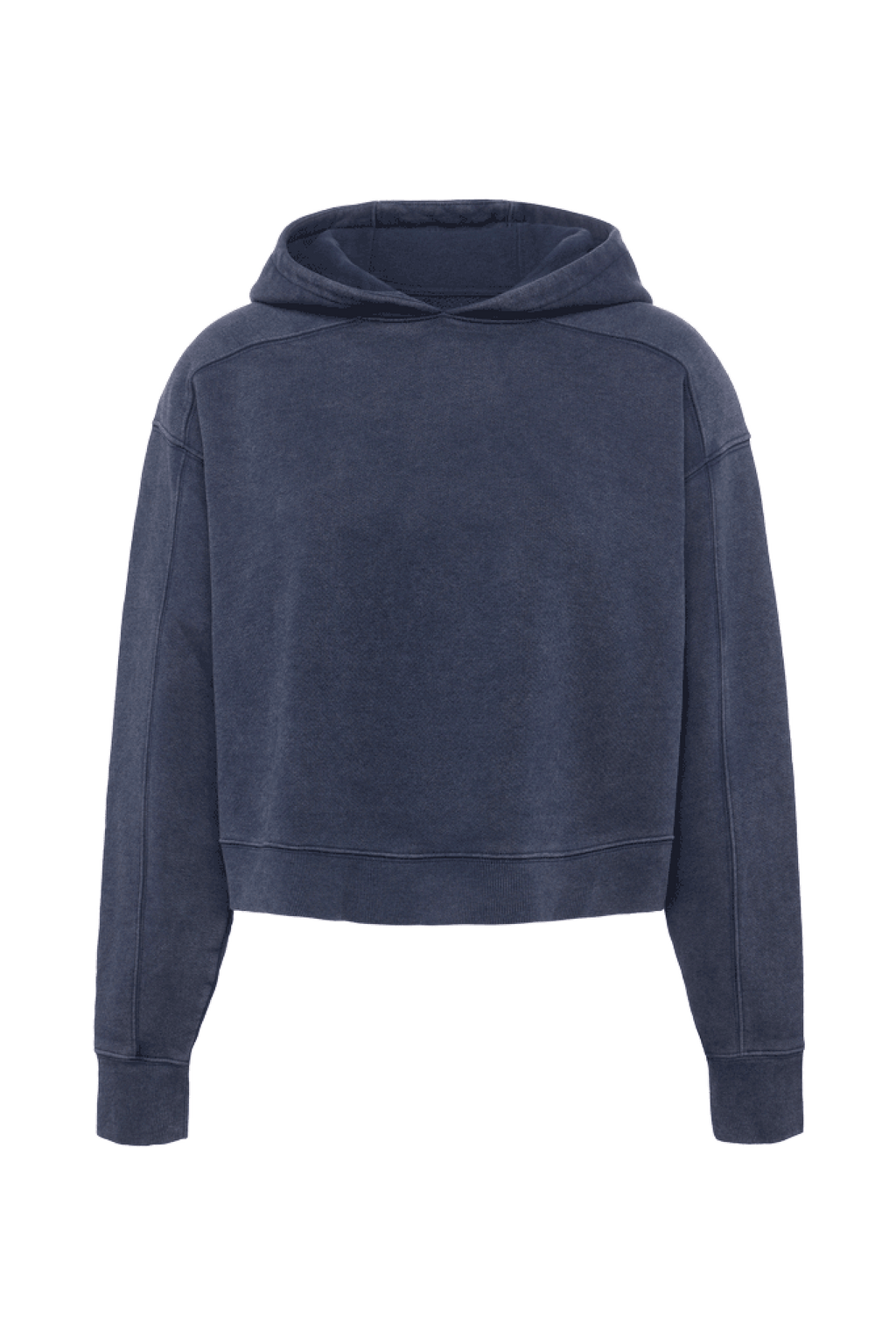 Vintage Fleece Cropped Hoodie