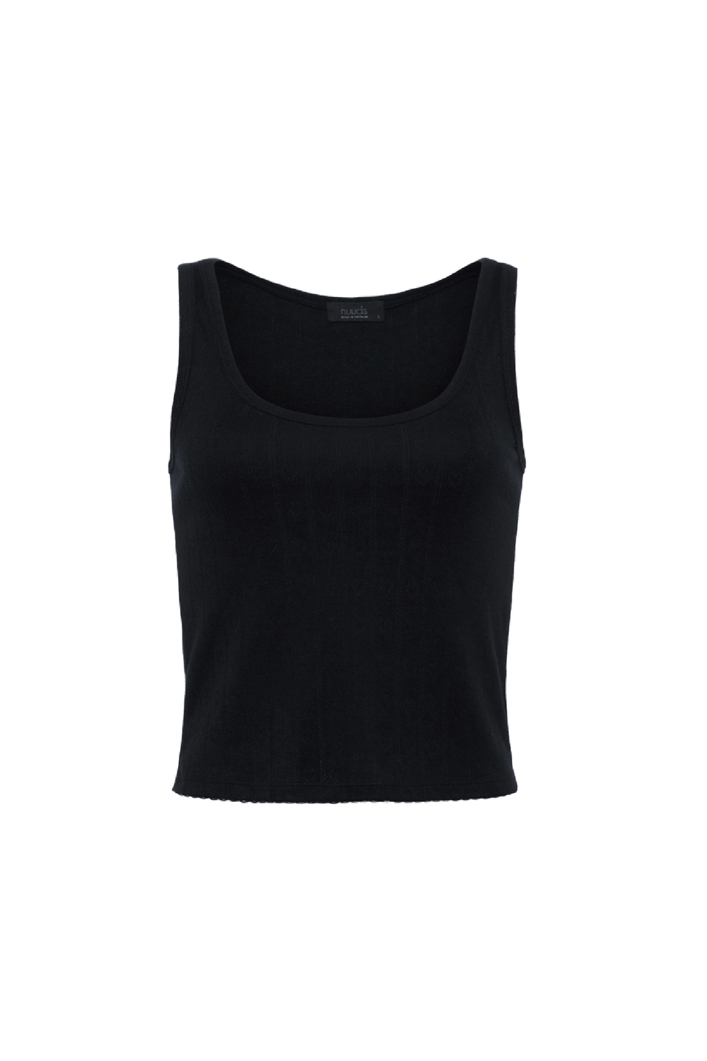 Heart Pointelle Scoop Tank