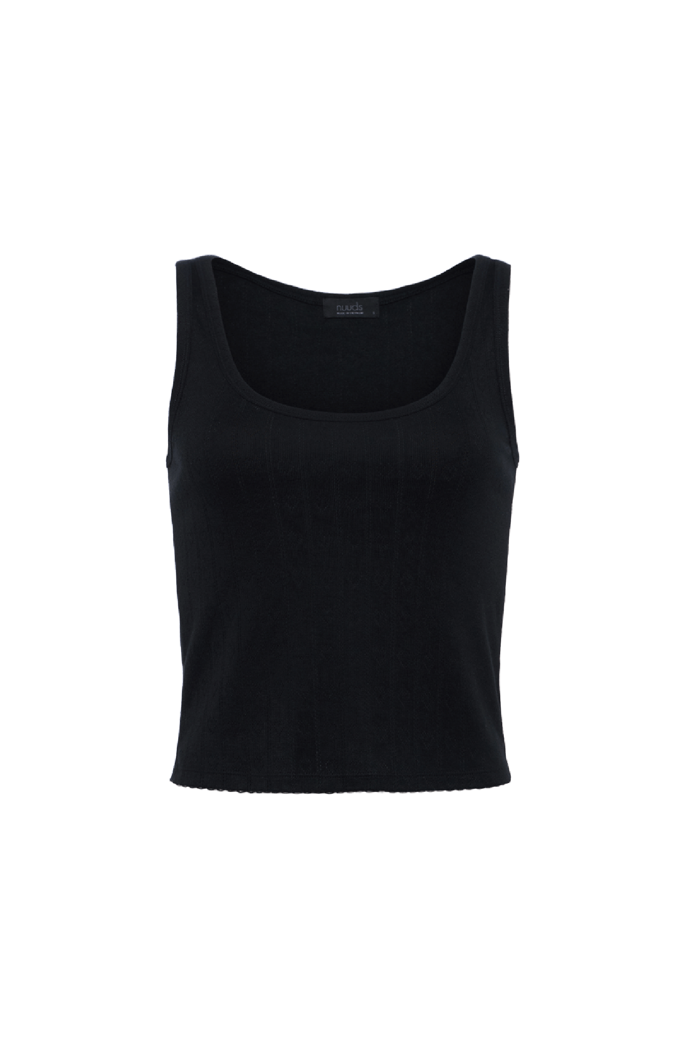 Heart Pointelle Scoop Tank