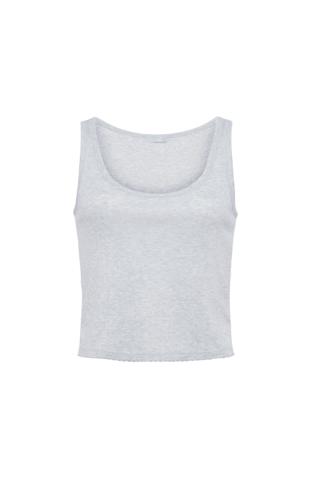 Heart Pointelle Scoop Tank