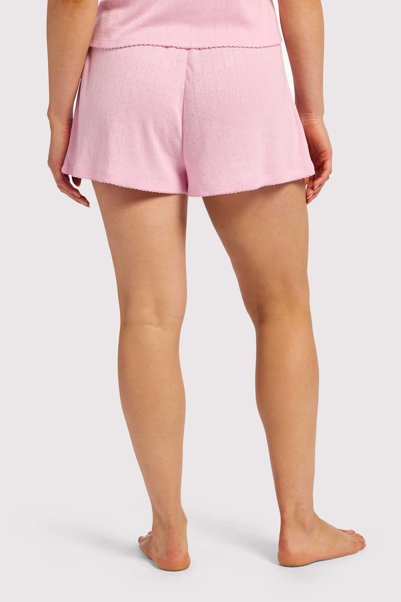 Heart Pointelle Cheeky Short