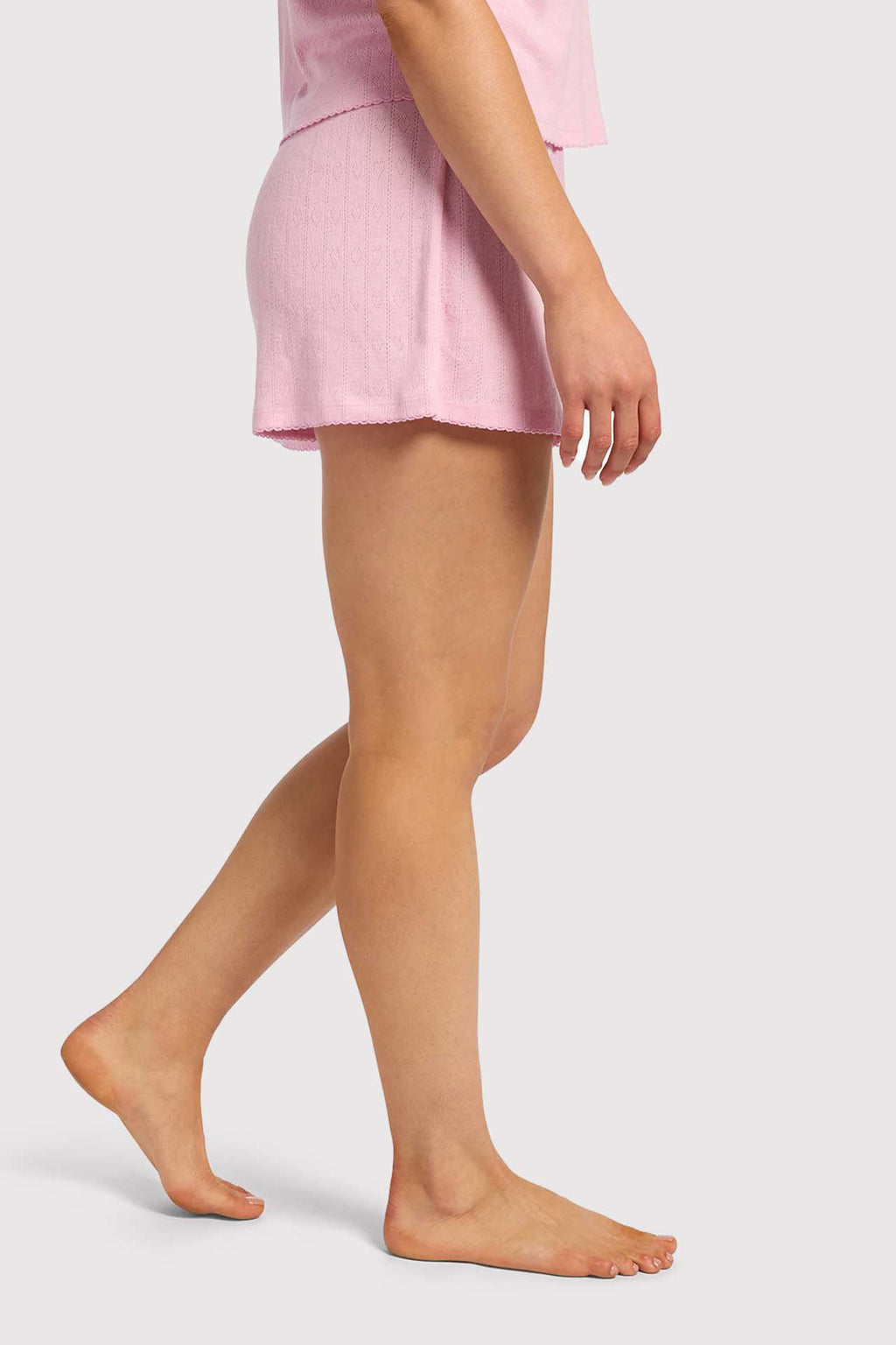 Heart Pointelle Cheeky Short