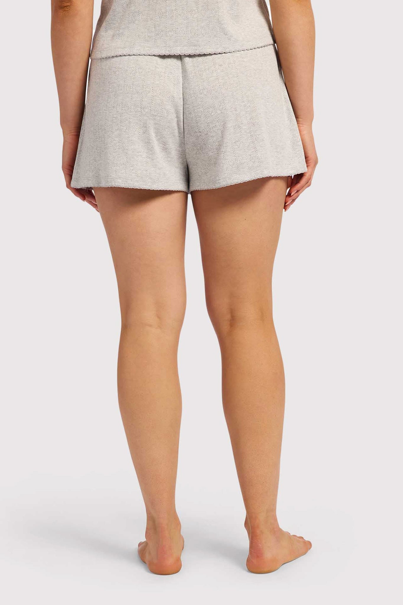 Heart Pointelle Cheeky Short