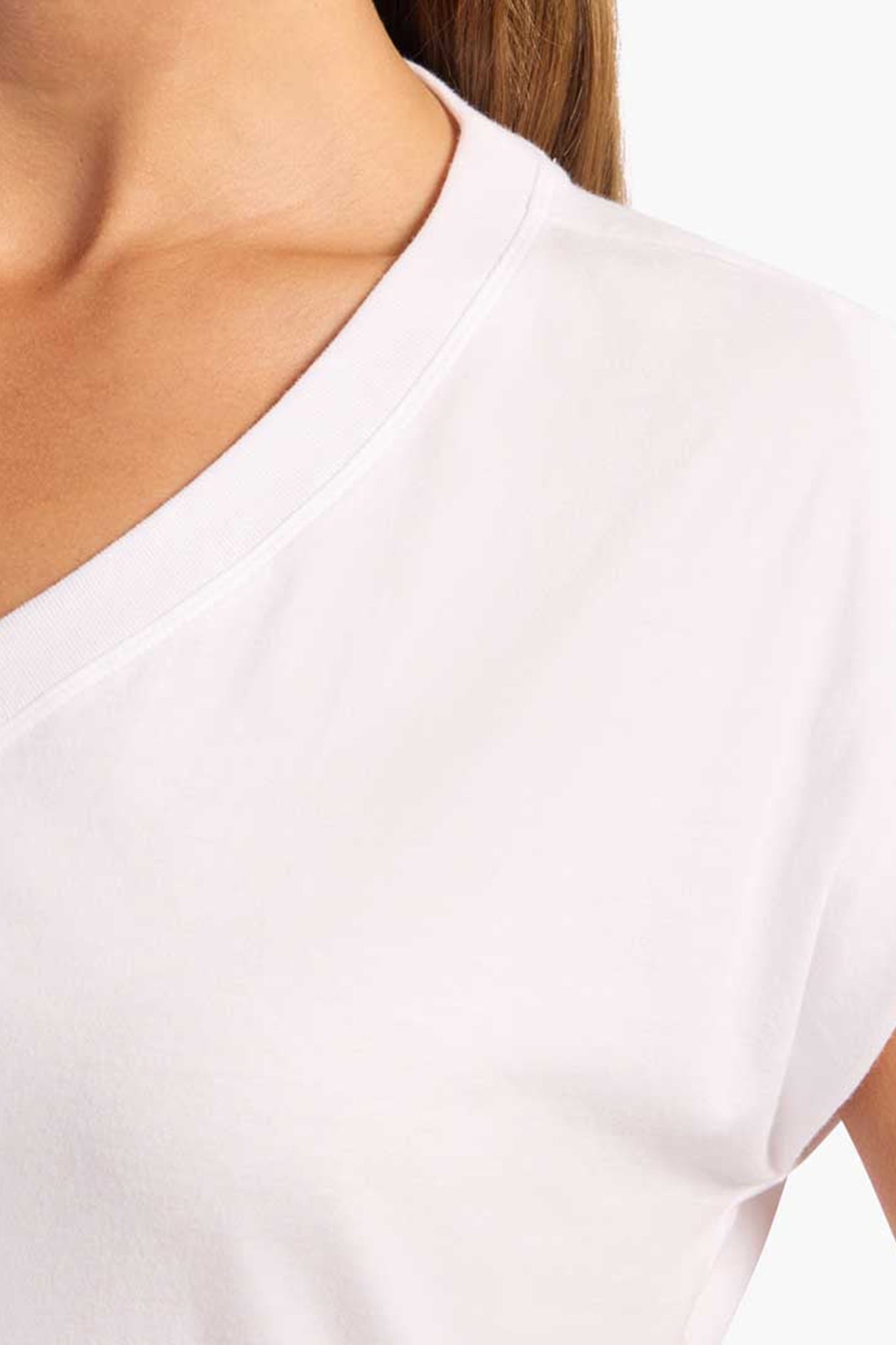 Soft Cotton V-Neck Muscle Tee
