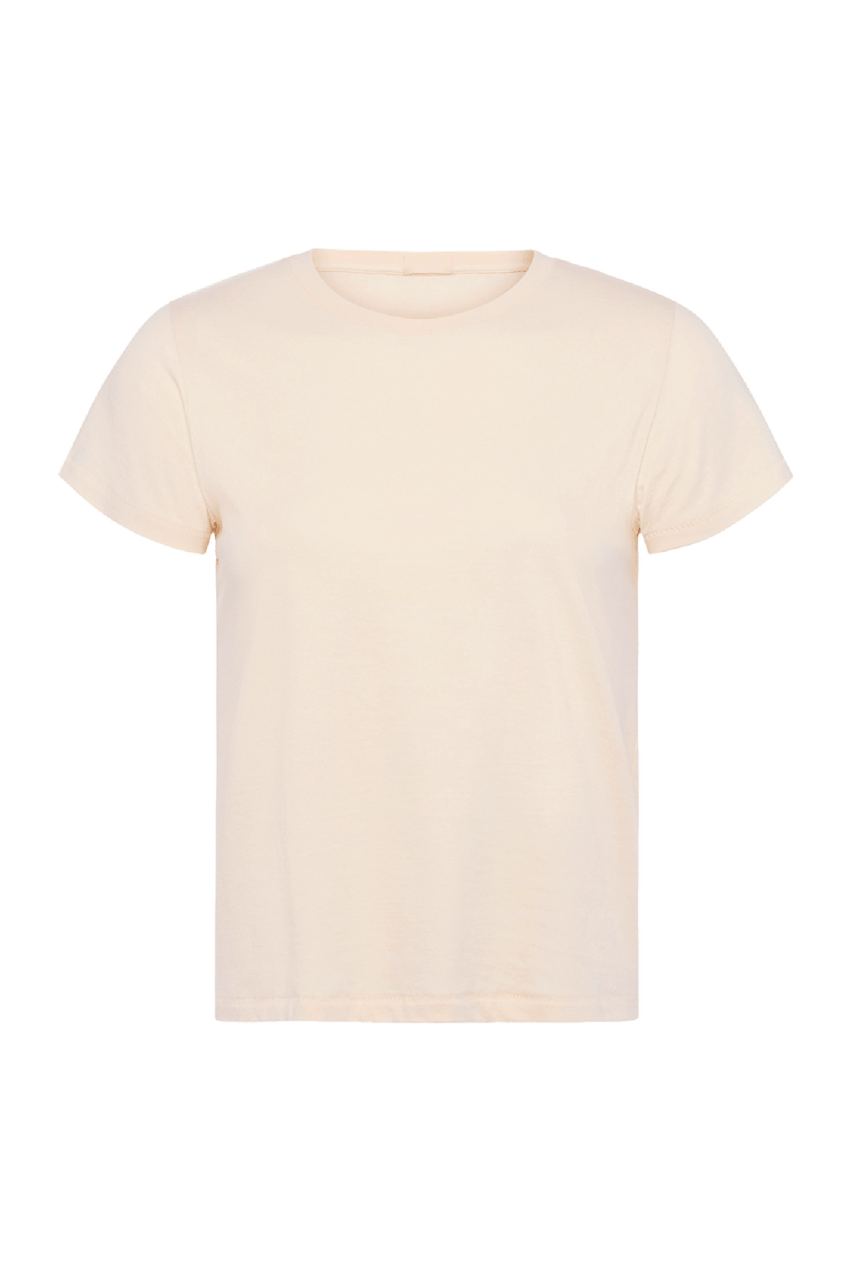 Color:Bone | nuuds perfect tee - womens cotton t-shirt basic tees womens tops