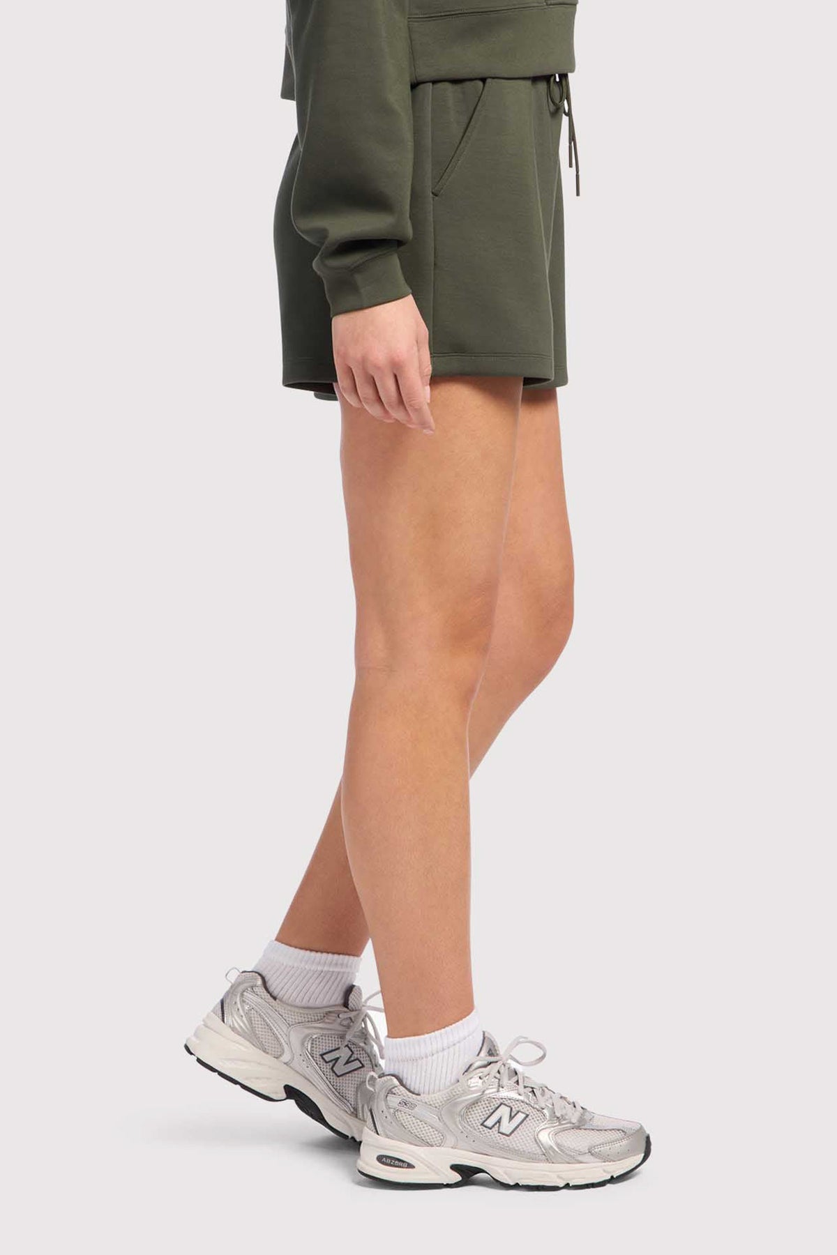 Color:Darkest Olive | Soft Motion High-Rise Short