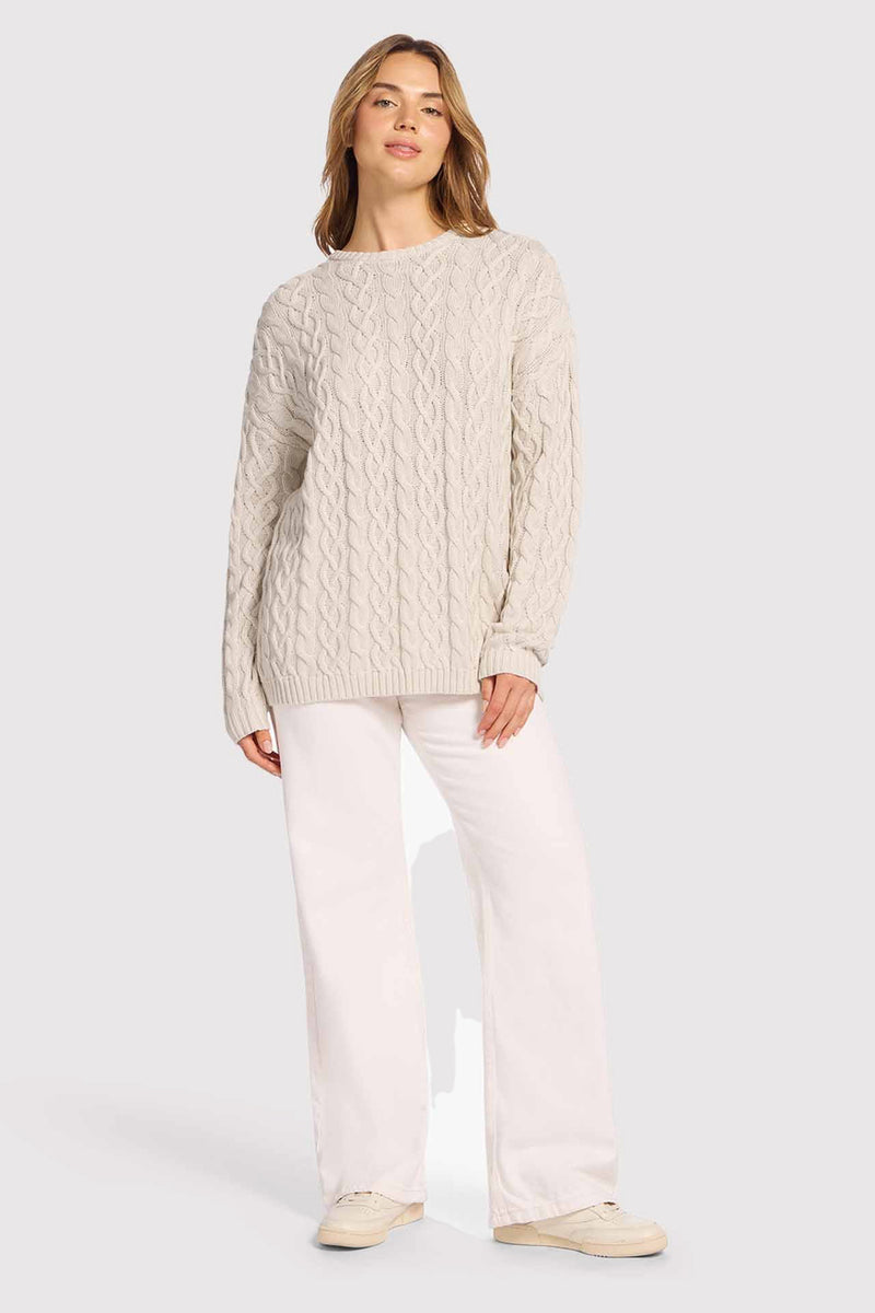 Lightweight Cable Sweater image 