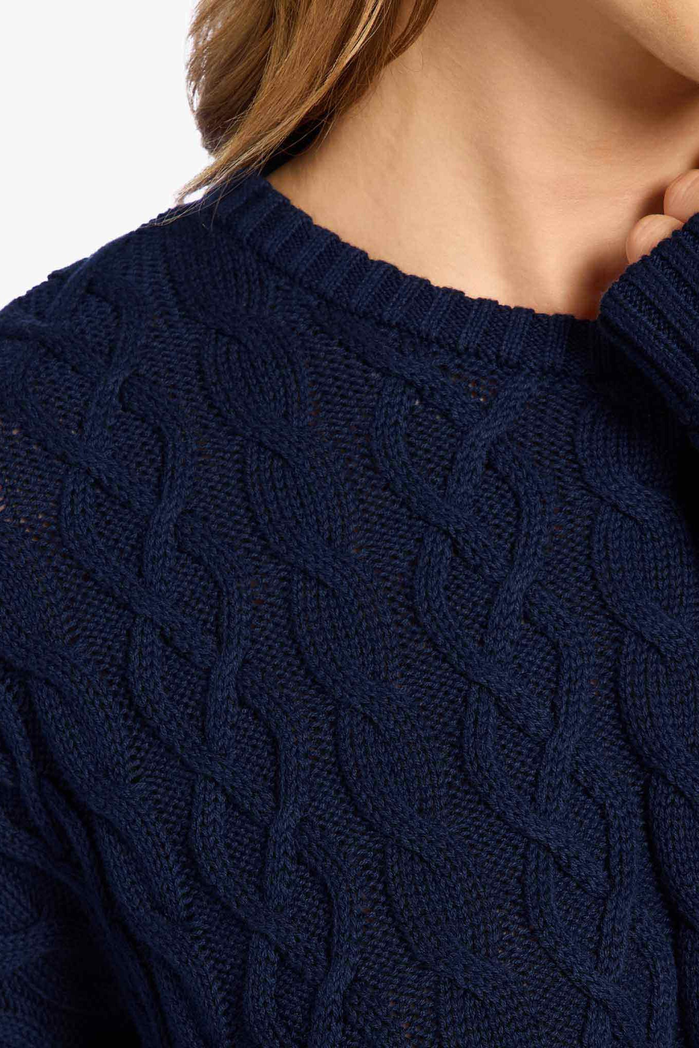Lightweight Cable Sweater