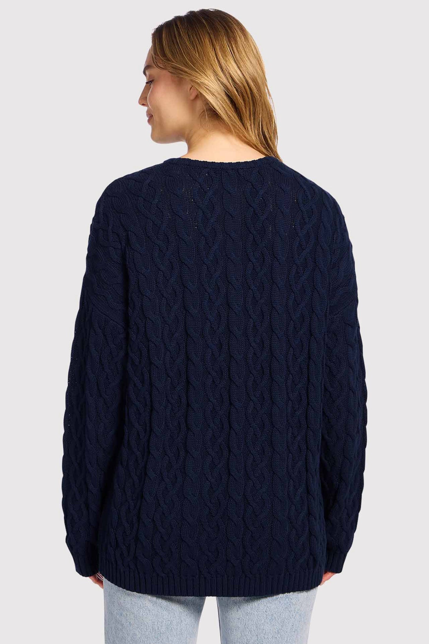 Lightweight Cable Sweater