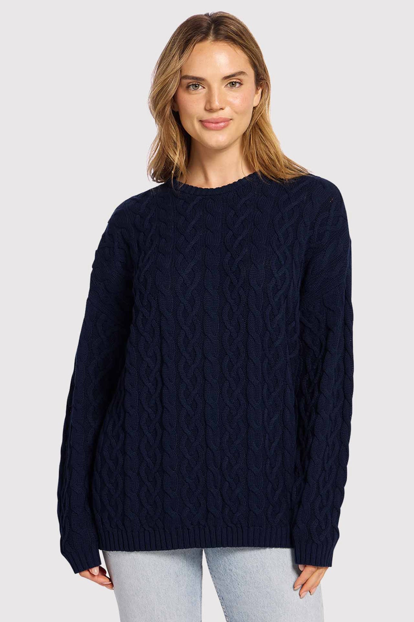 Lightweight Cable Sweater