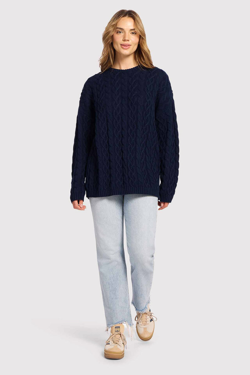 Lightweight Cable Sweater image 