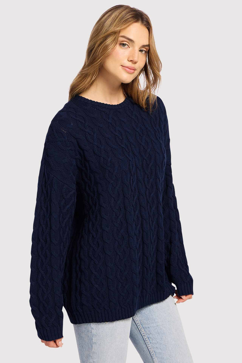 Lightweight Cable Sweater image 