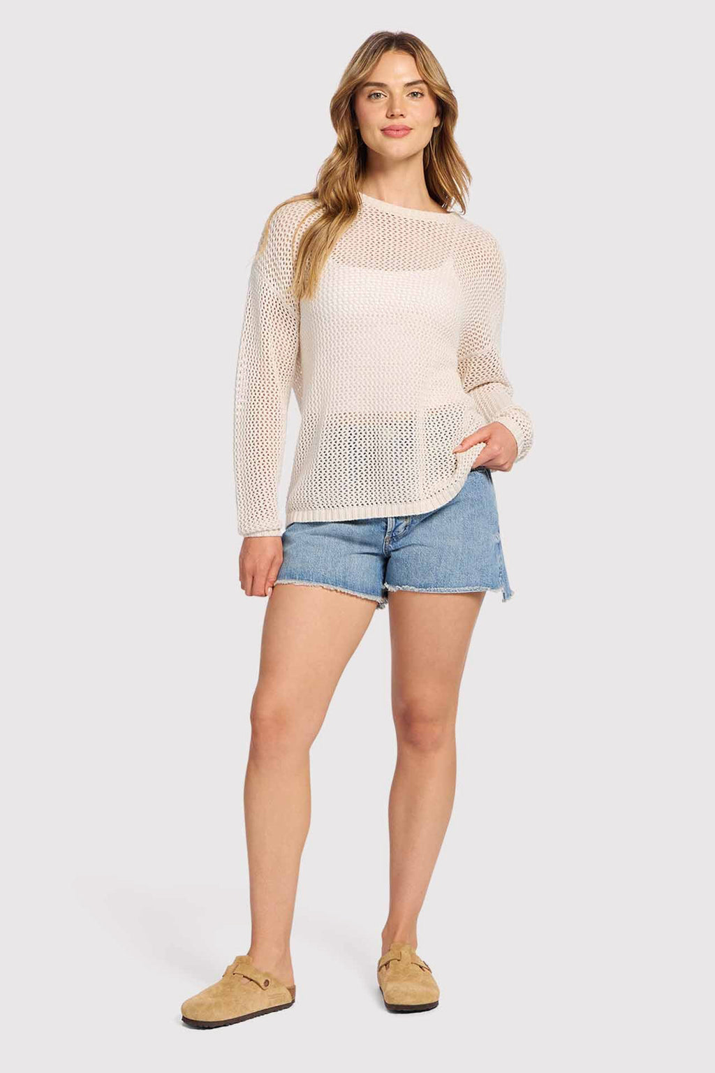 Open Knit Sweater