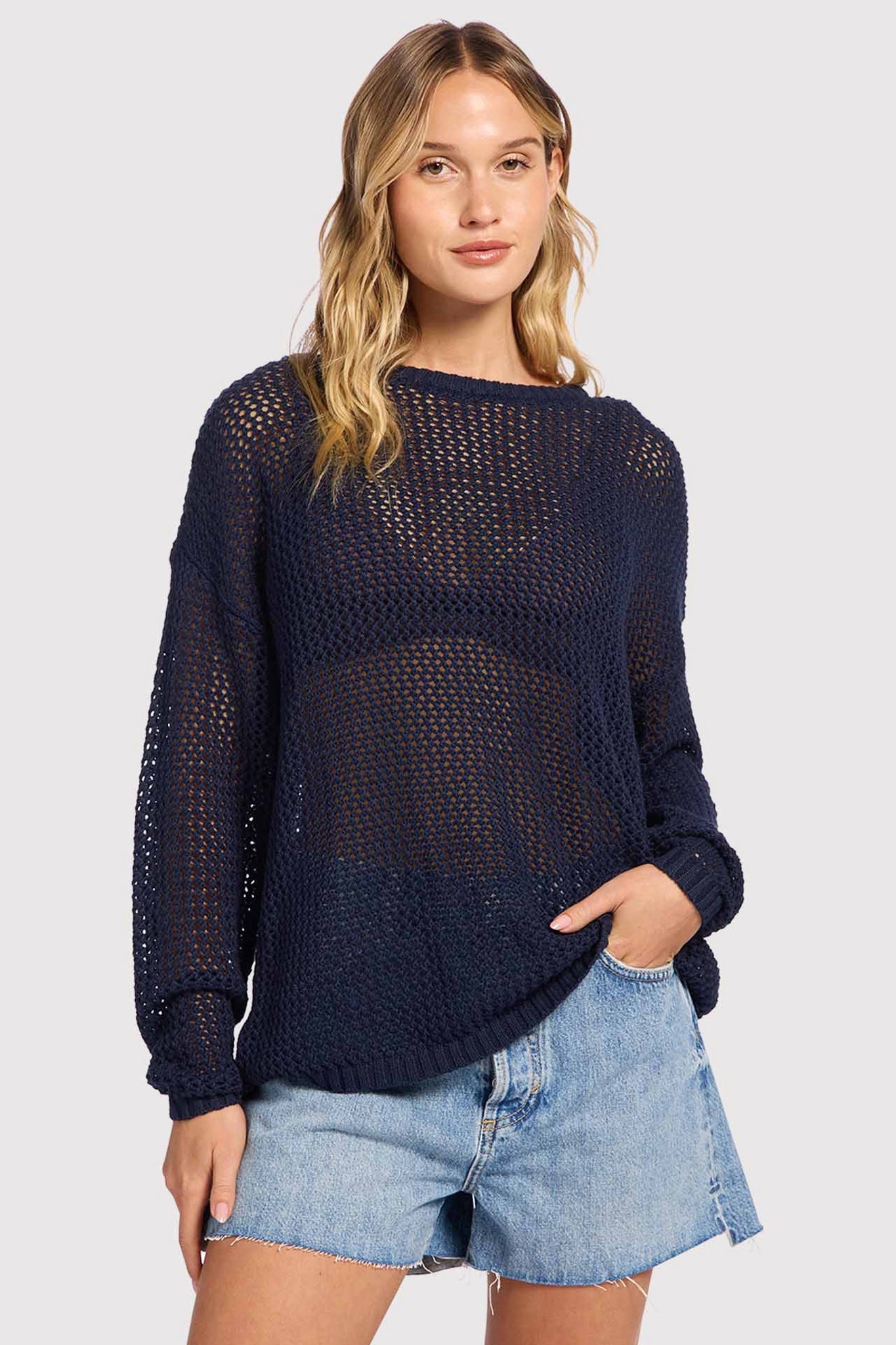 Open Knit Sweater