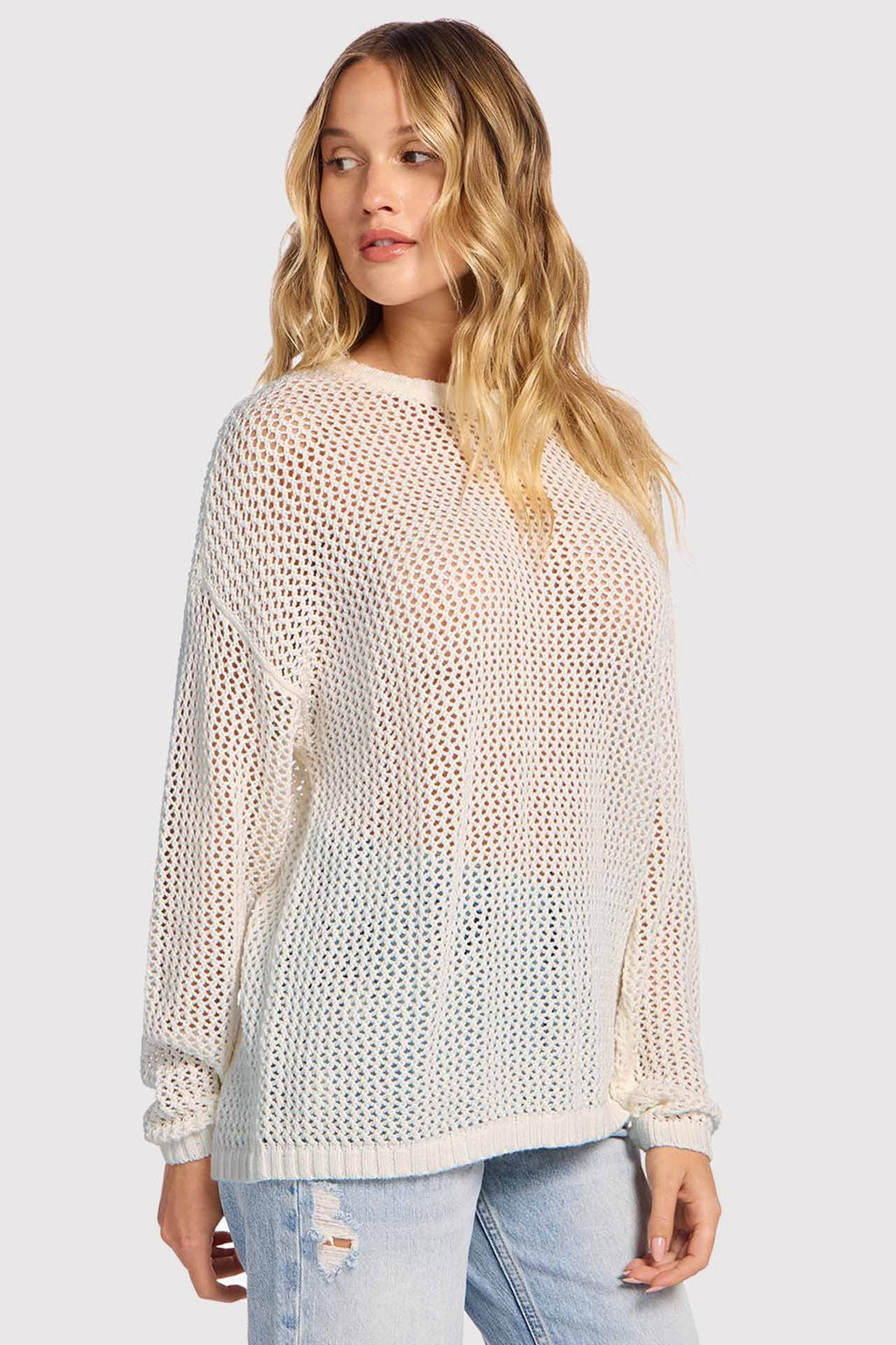 Open Knit Sweater
