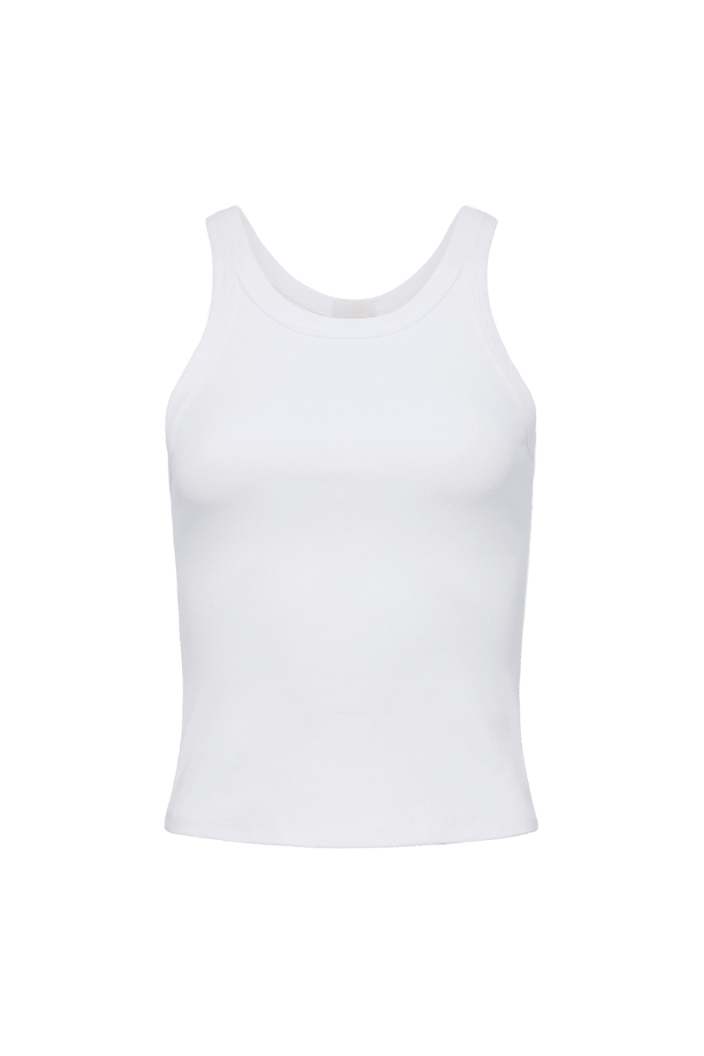 Essential Rib Tank | White – nuuds