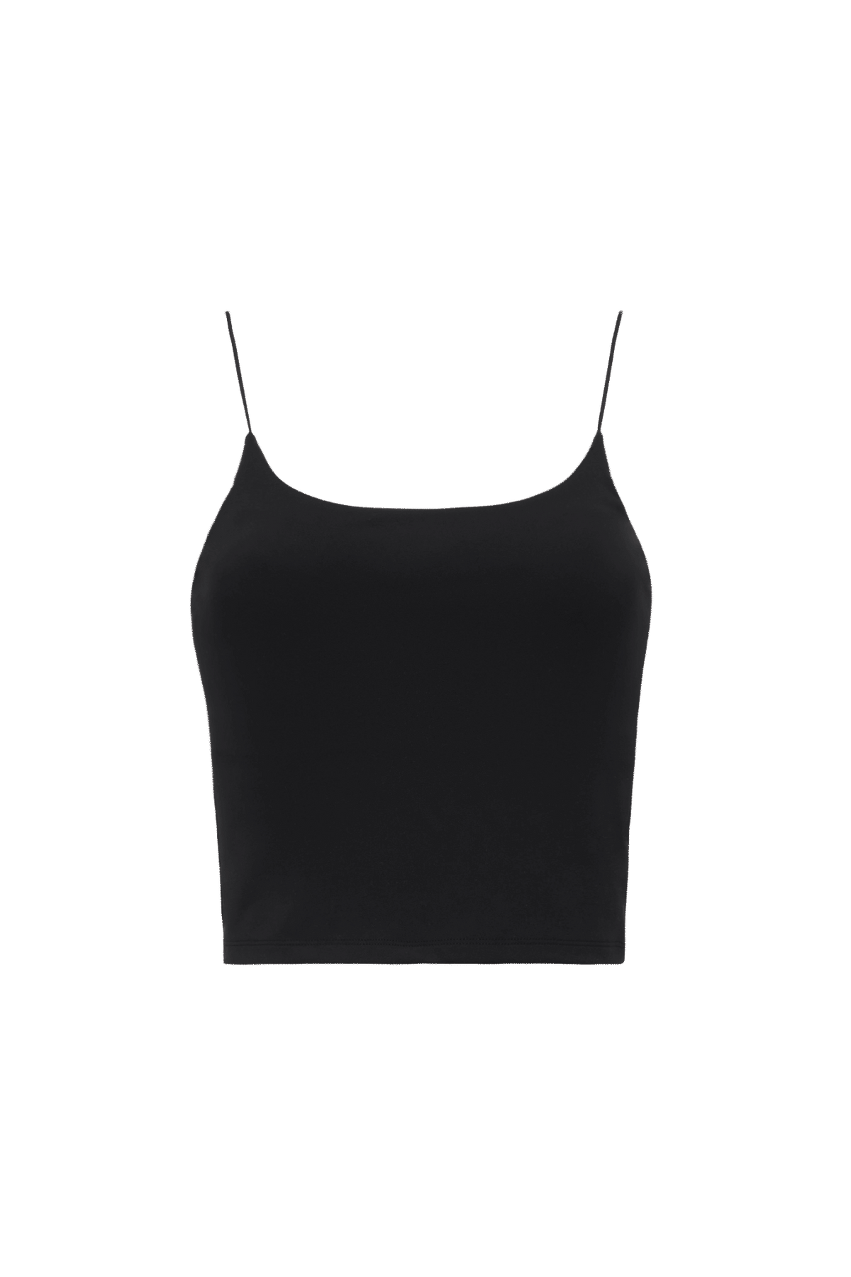 Color:Black | nuuds Elevate Cami women’s tank top everyday cami ribbed tank top tops for women