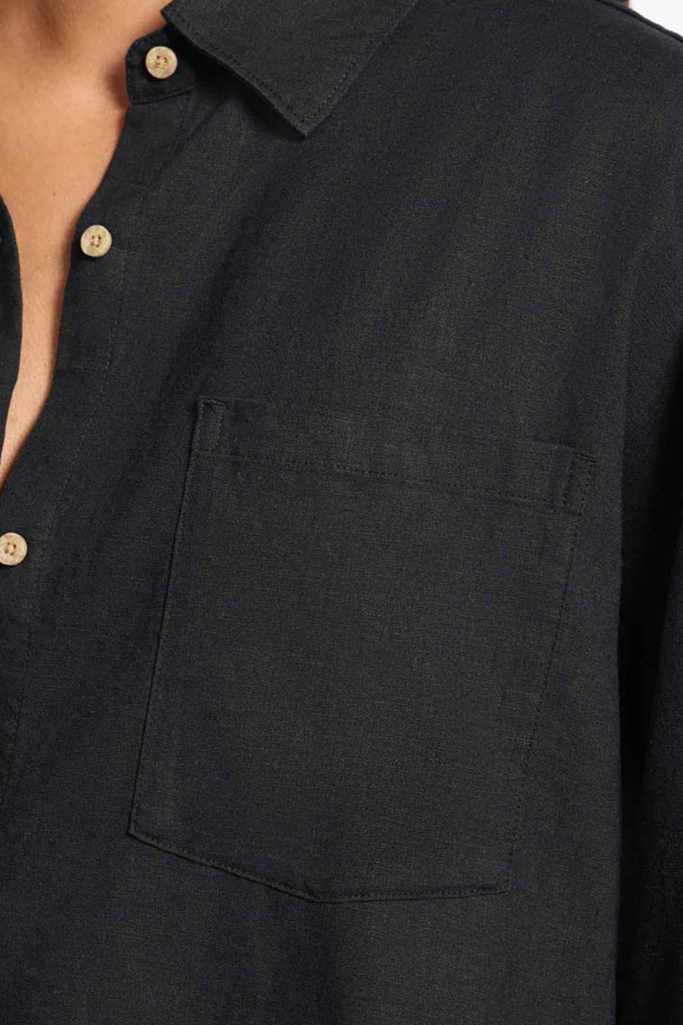 Linen Boyfriend Shirt