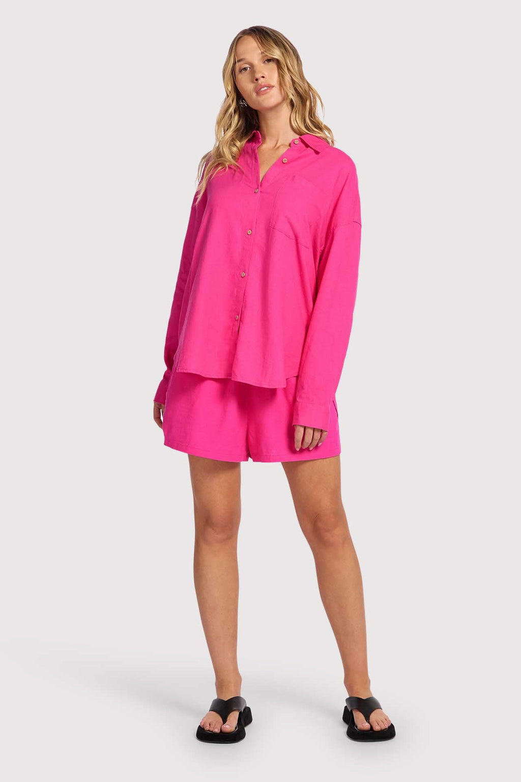 Linen Boyfriend Shirt