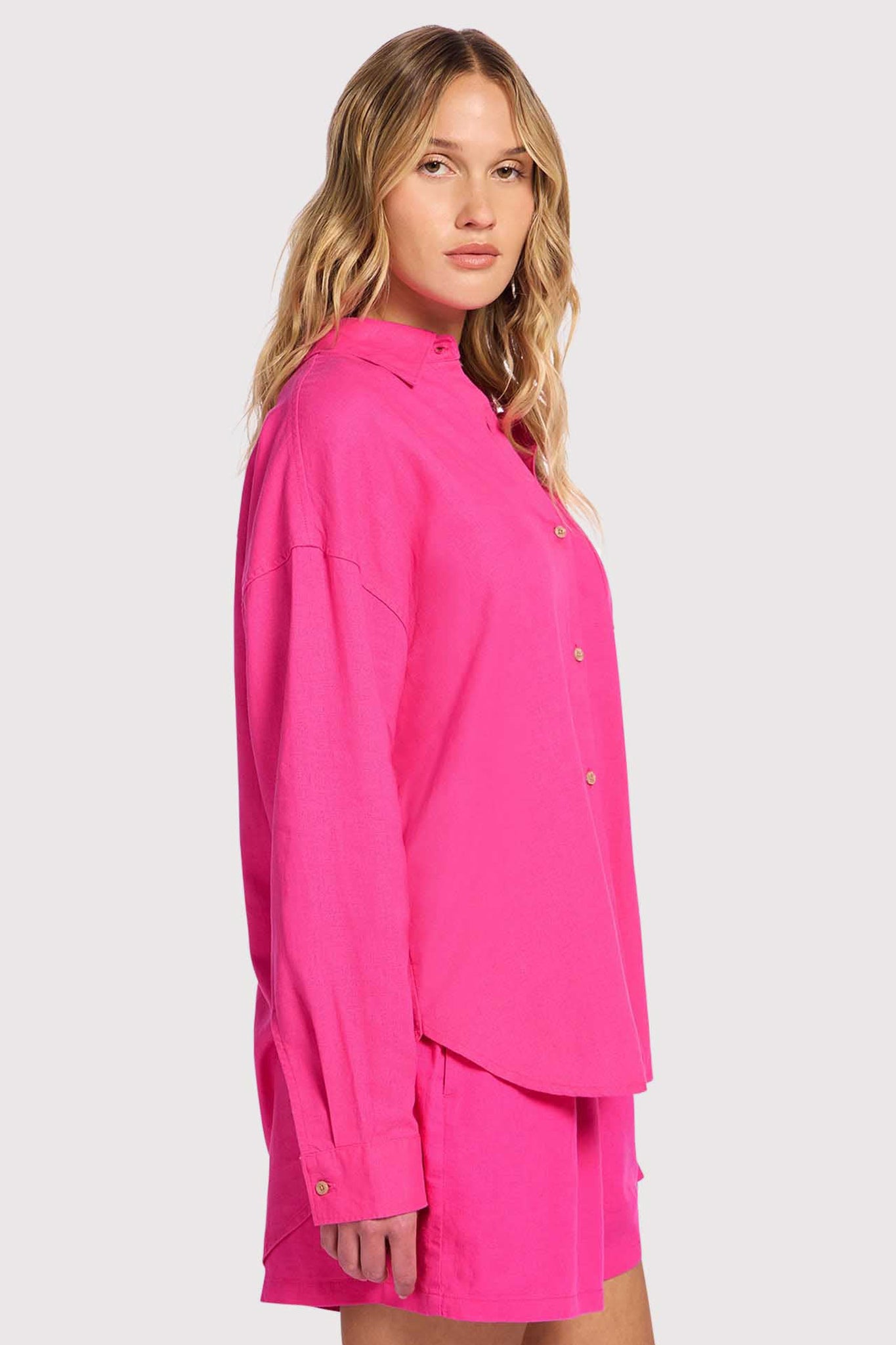 Linen Boyfriend Shirt