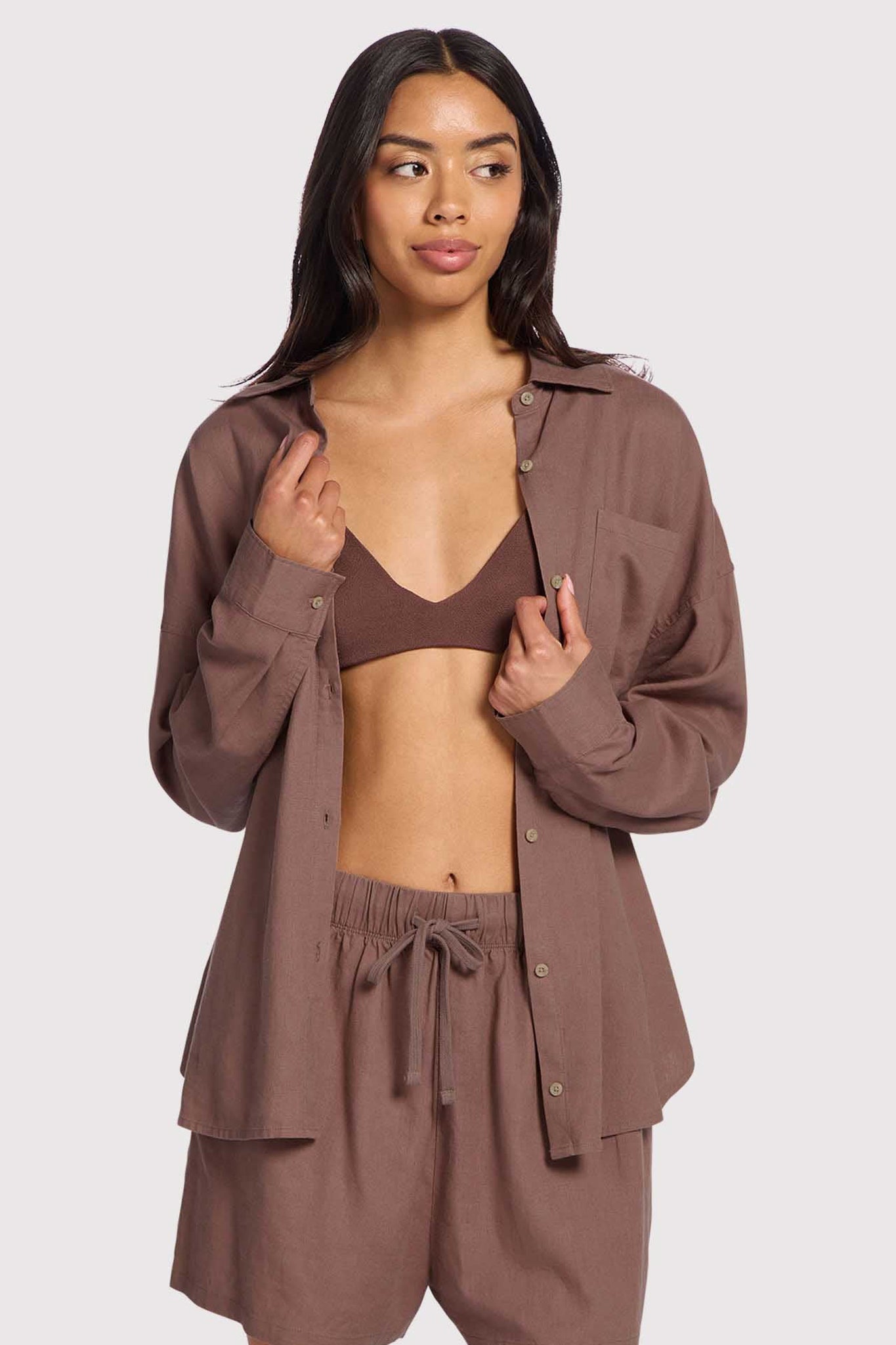 Linen Boyfriend Shirt