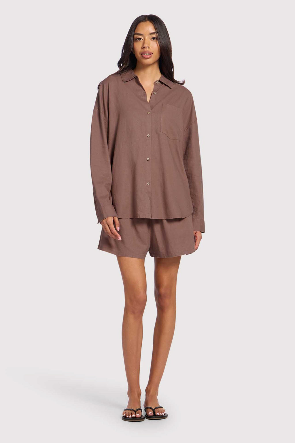 Linen Boyfriend Shirt