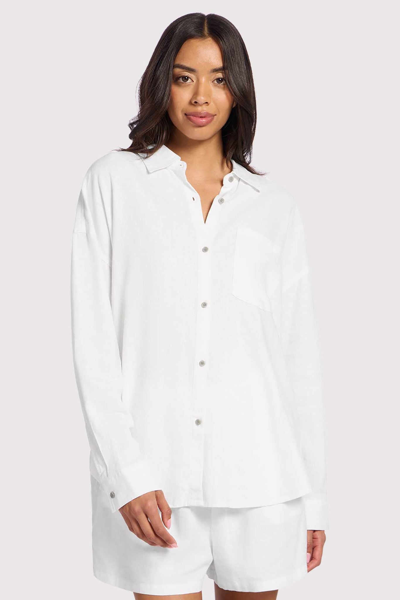 Linen Boyfriend Shirt