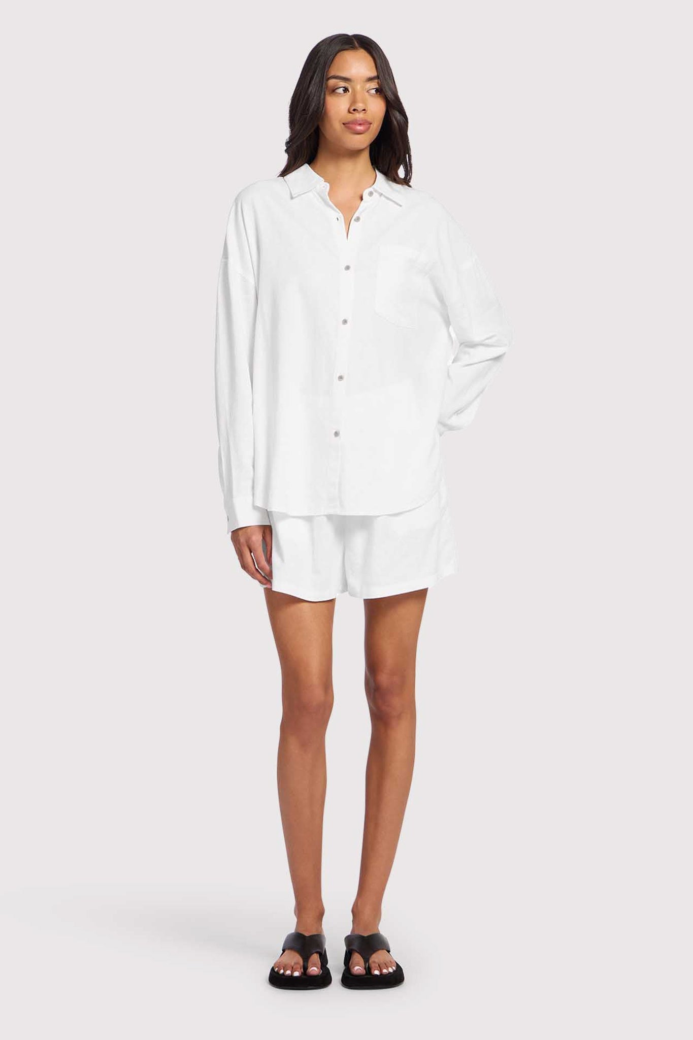 Linen Boyfriend Shirt