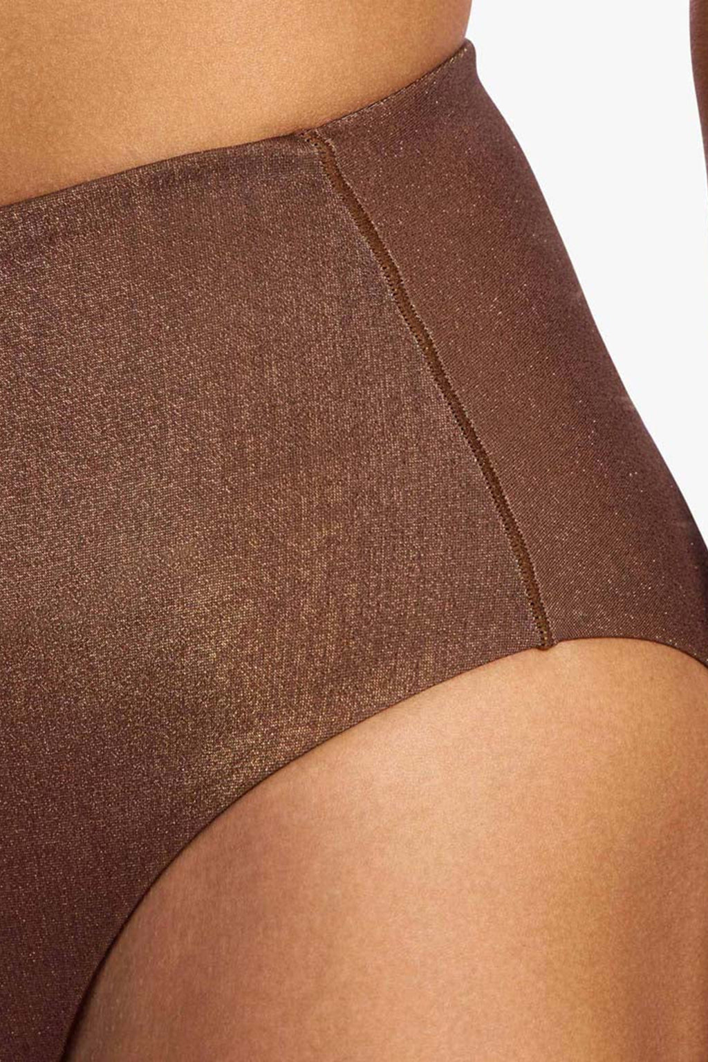 Shimmer High Waist Bikini Bottom