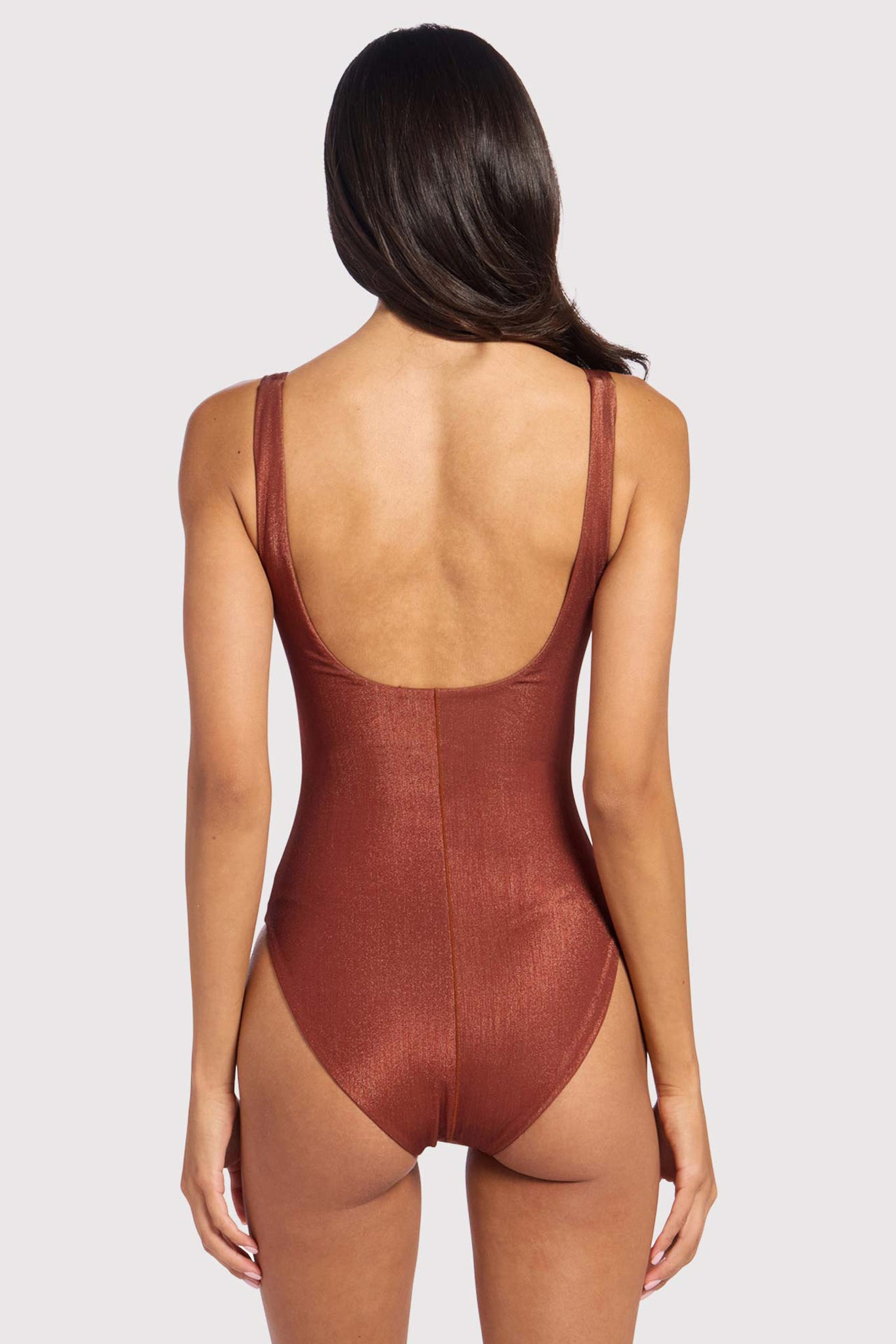 Shimmer Square Neck One Piece
