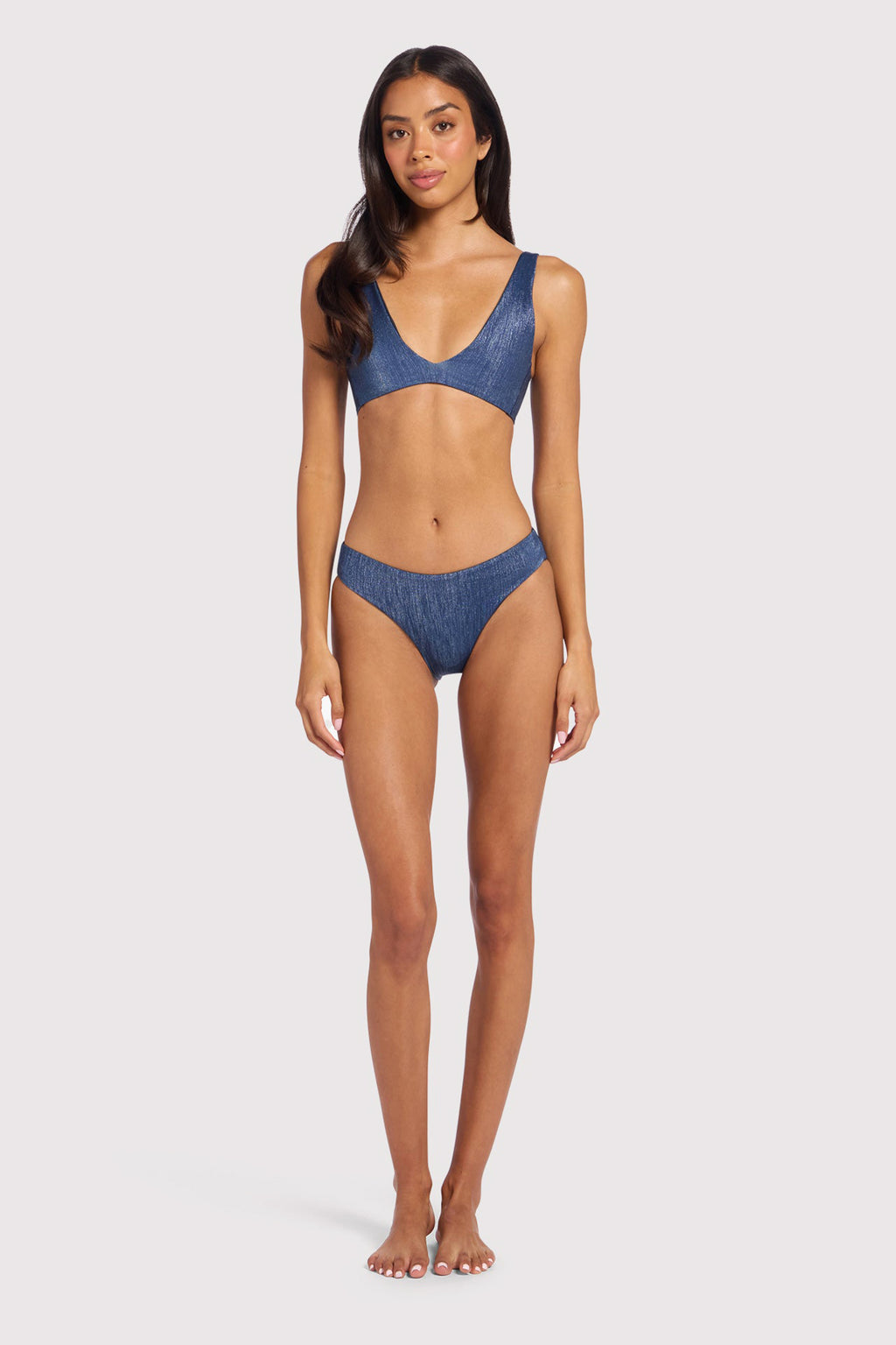 Shimmer Low Waist Bikini Bottom