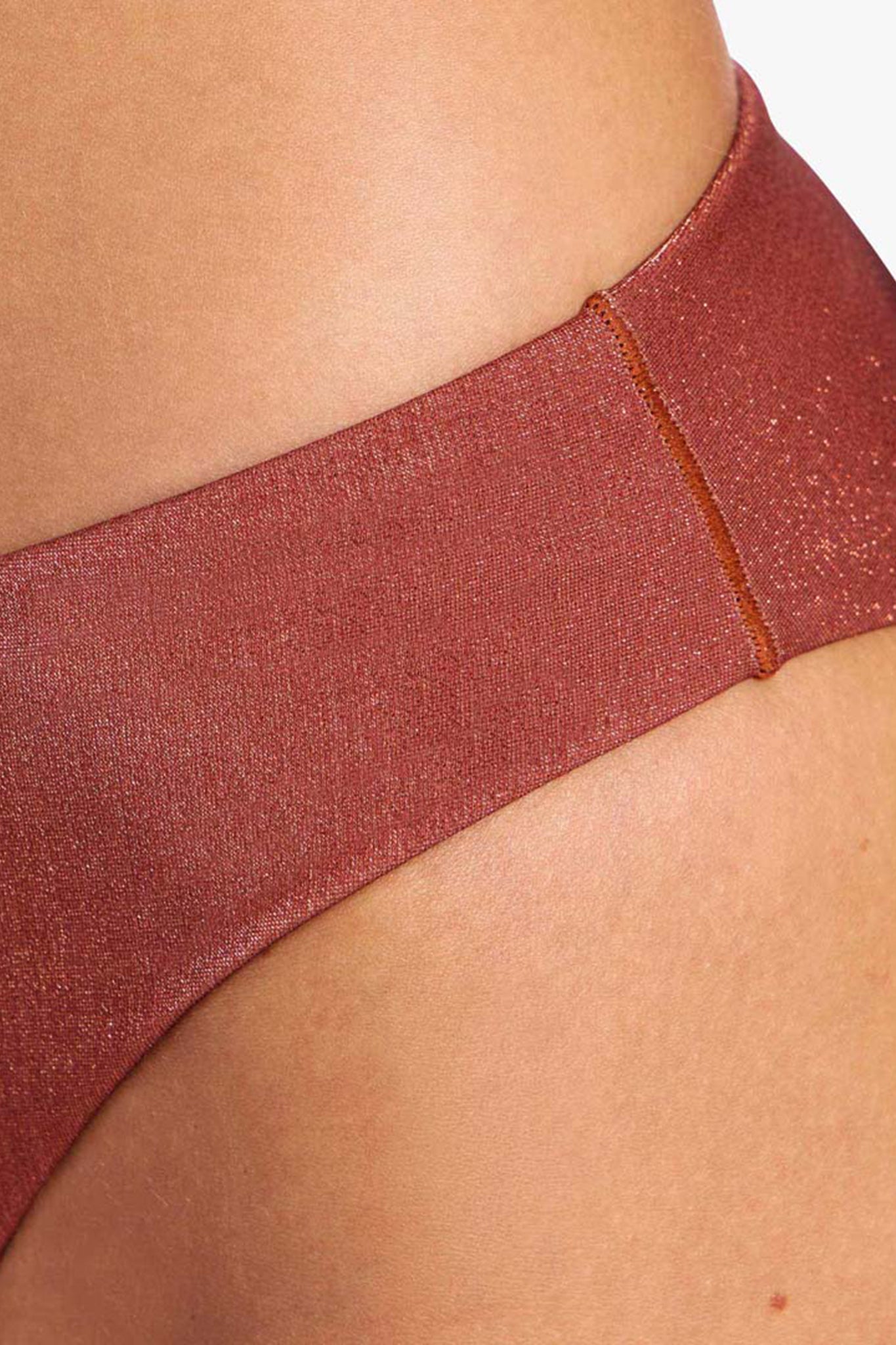 Shimmer Low Waist Bikini Bottom