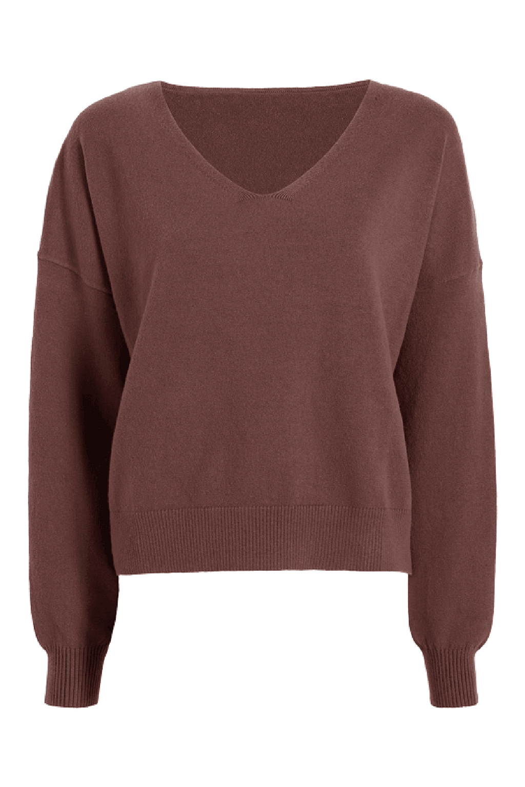 Luxe Knit V-Neck Sweater