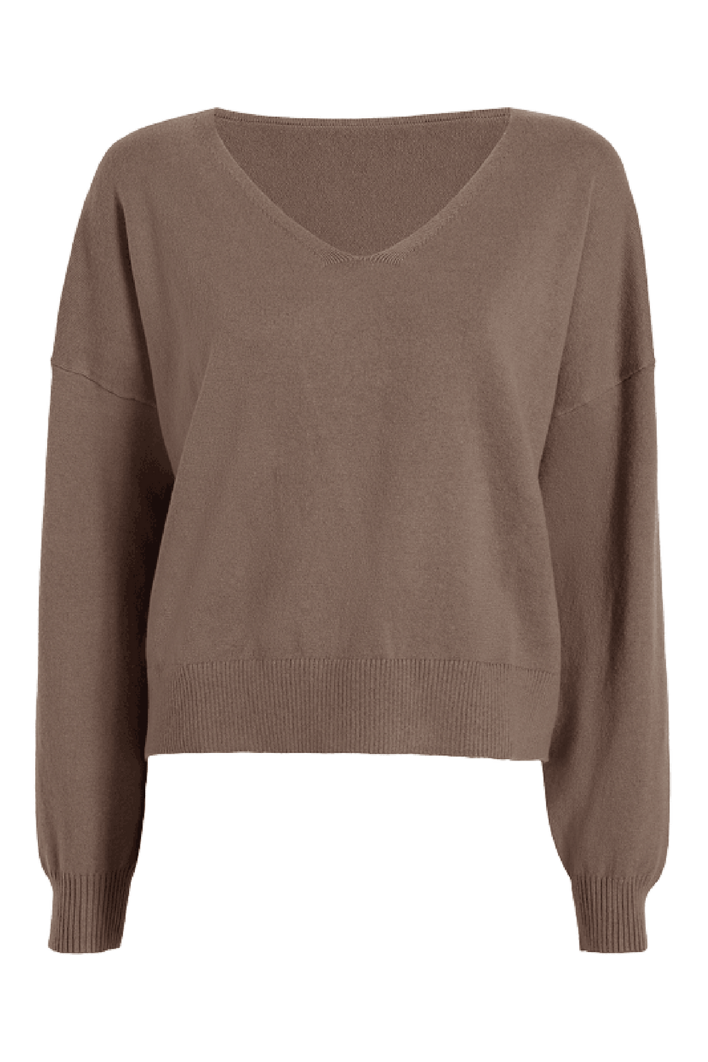 Luxe Knit V-Neck Sweater